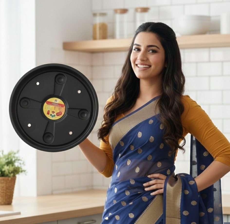 সিলিন্ডার এবং গাছের টব বহন করার চাকাযুক্ত ট্রলি।_img_6