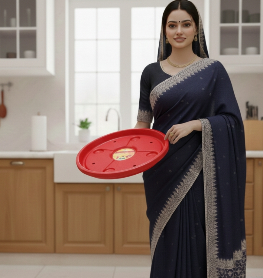 সিলিন্ডার এবং গাছের টব বহন করার চাকাযুক্ত ট্রলি।_img_5