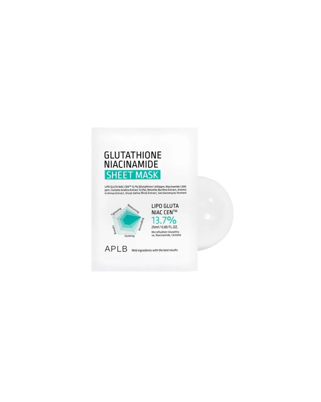 APLB Glutathione Niacinamide Sheet Mask_img_1