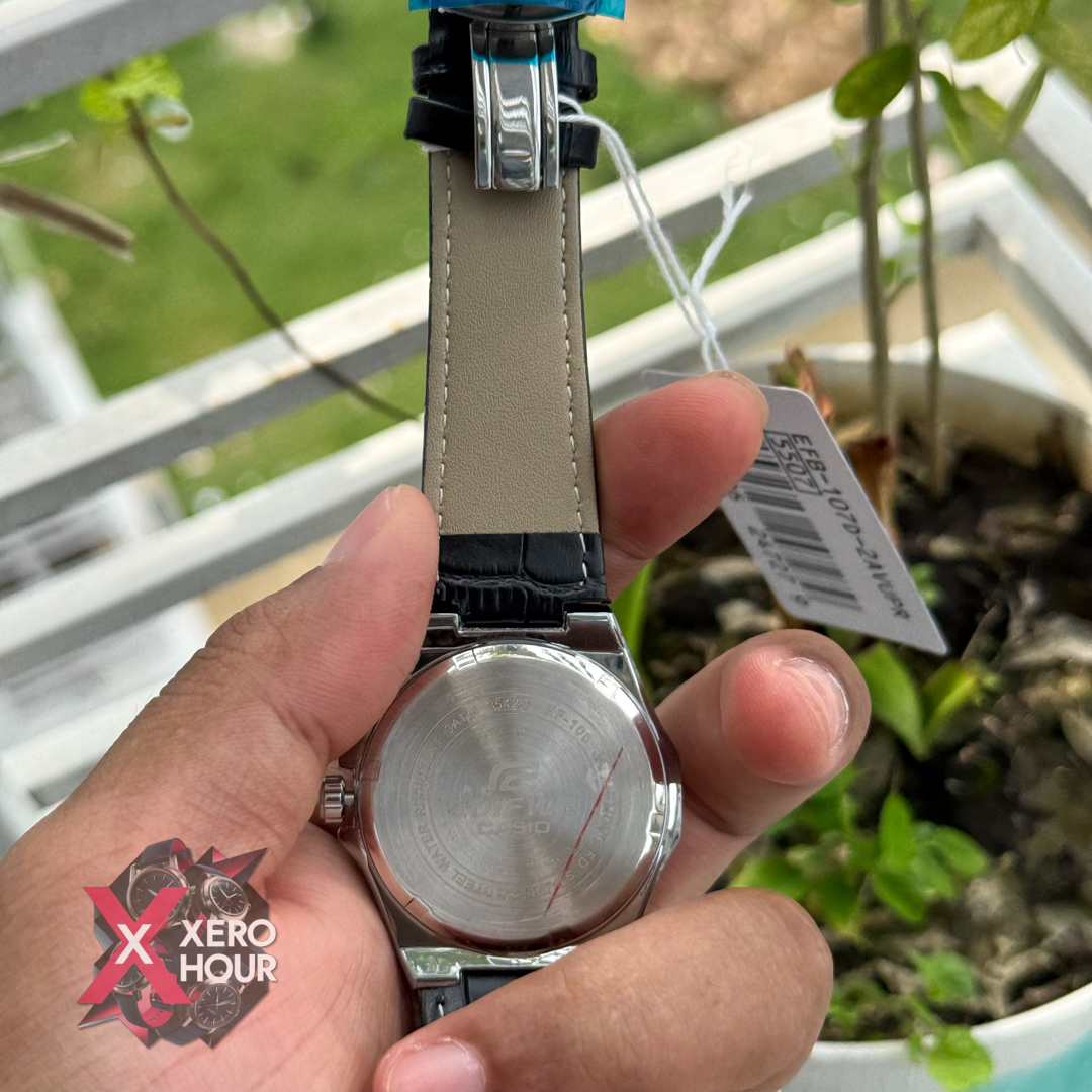 Edifice AA Grade | Leather Belt Plain Dial | Black belt Tiffany Dial_img_3