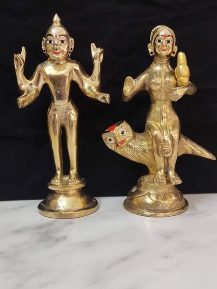 পিতলের লক্ষী নারায়ণ - Image 1