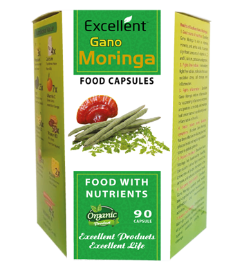 Excellent Gano Moringa - 90 Capsule