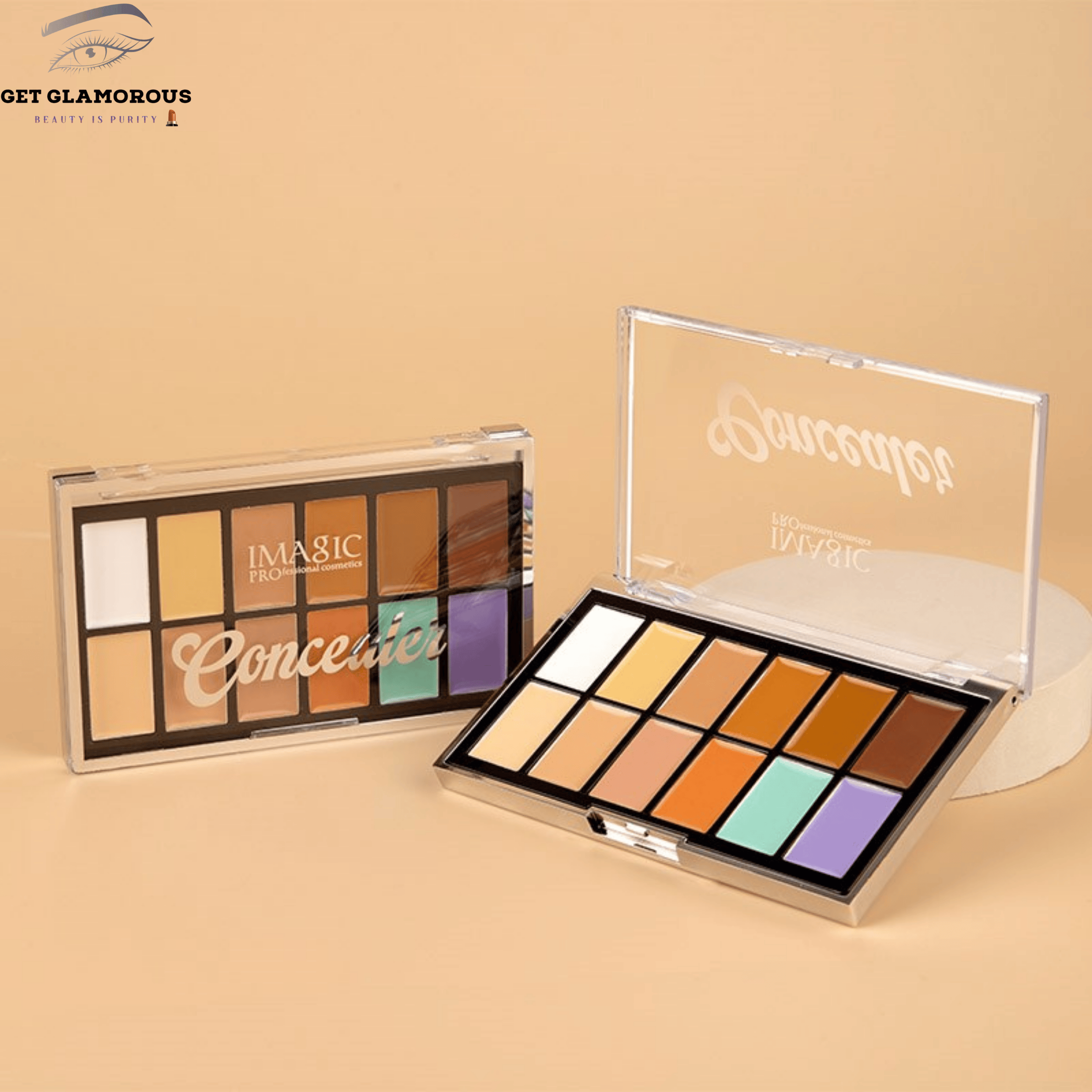 IMAGIC 12 Color Full Coverage Cream Concealer Palette