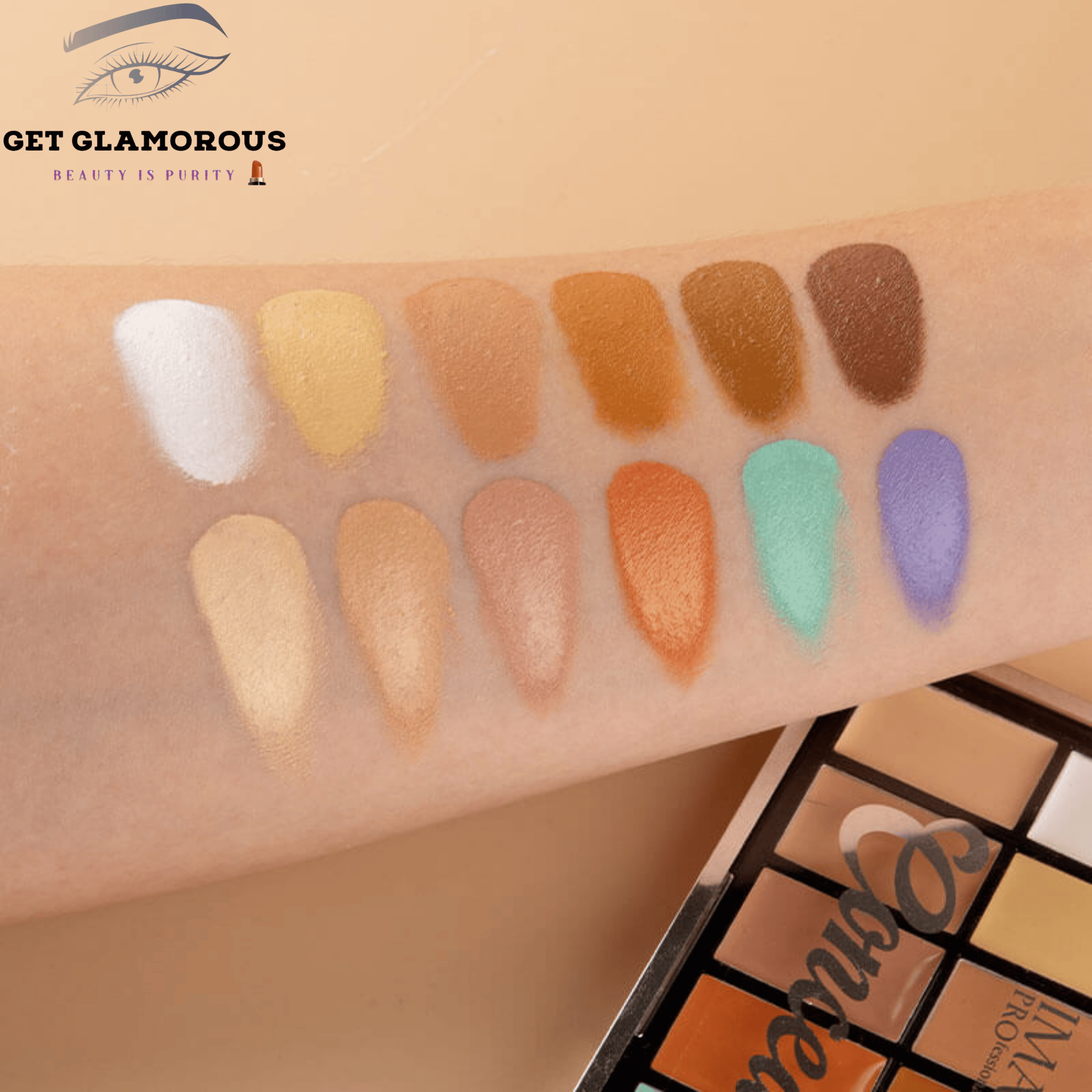 IMAGIC 12 Color Full Coverage Cream Concealer Palette_img_1