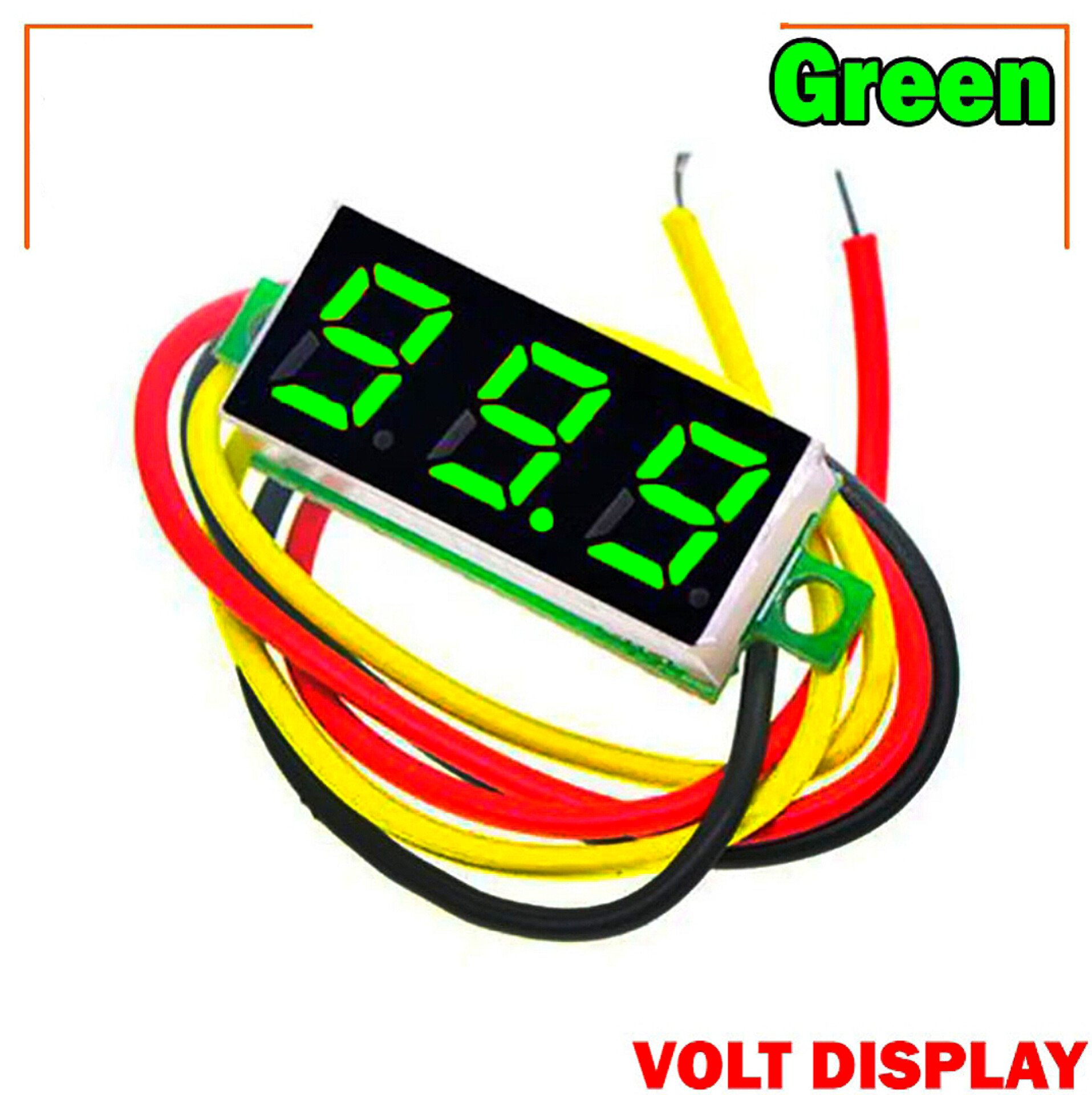 LED Display Mini 0.28 inch DC 0 -100V Digital Voltmeter 100V Volt Panel Indicator Monitor Voltage Meter-1PCS - Compact Digital Voltmeter -Green_img_4