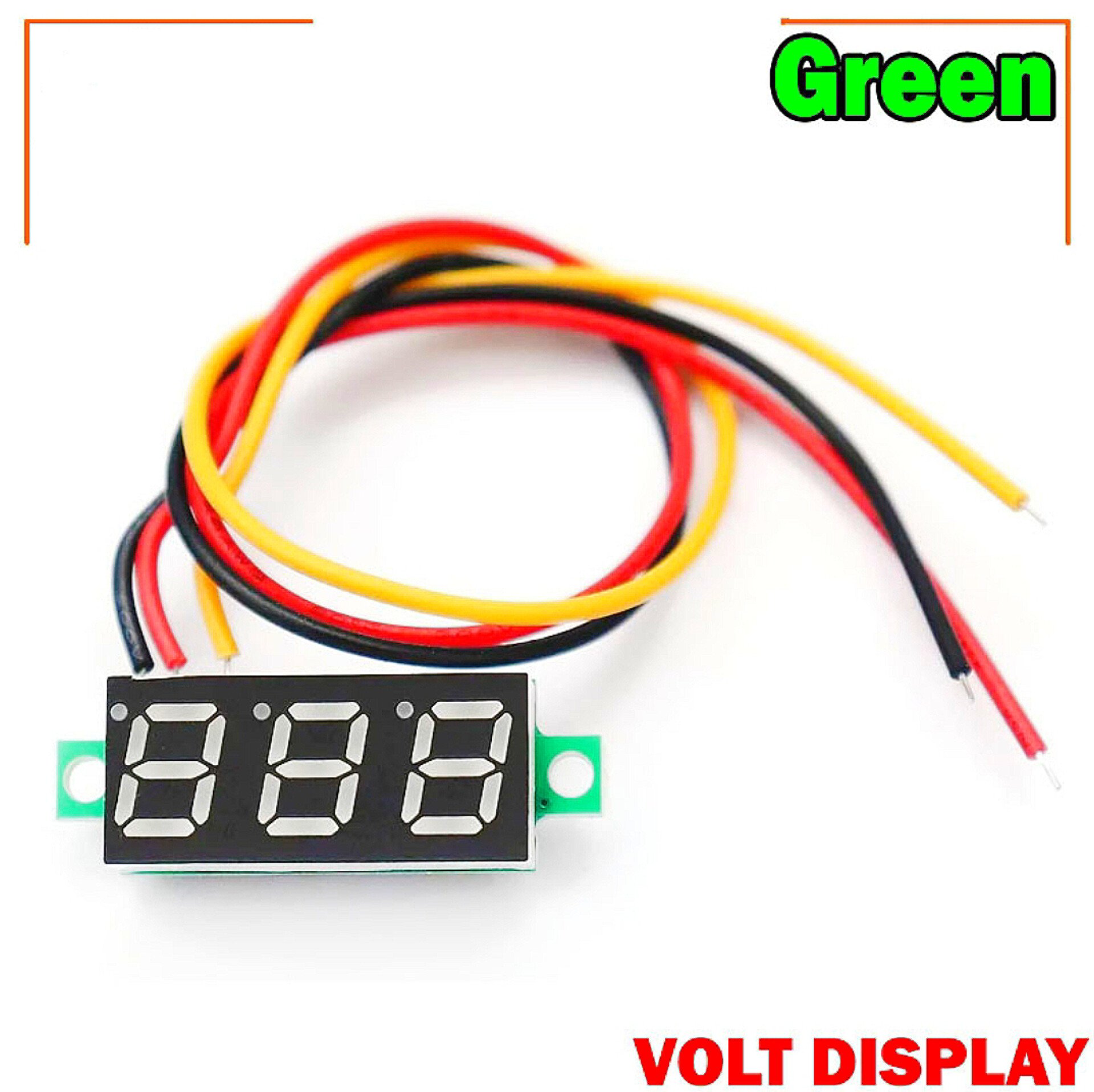 LED Display Mini 0.28 inch DC 0 -100V Digital Voltmeter 100V Volt Panel Indicator Monitor Voltage Meter-1PCS - Compact Digital Voltmeter -Green_img_1