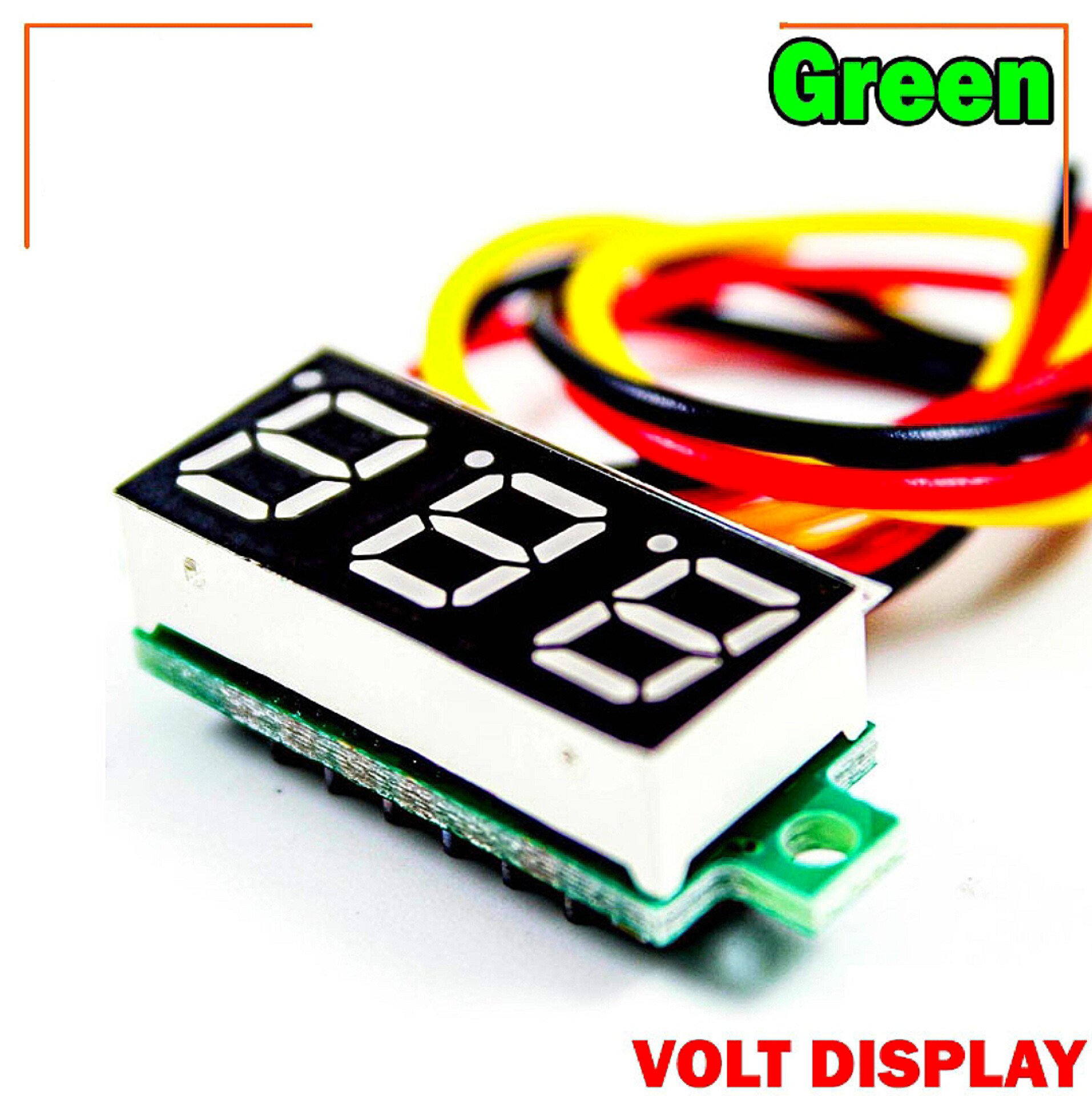 LED Display Mini 0.28 inch DC 0 -100V Digital Voltmeter 100V Volt Panel Indicator Monitor Voltage Meter-1PCS - Compact Digital Voltmeter -Green_img_3
