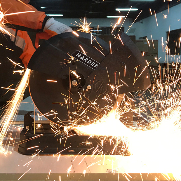 HARDEN 14" Professional Cut Off Saw, 2700W, Max. cutting capacity : Solid 58mm;  Hollow 110mm, Cut Off Machine Steel Cutting Machine; 753552_img_3