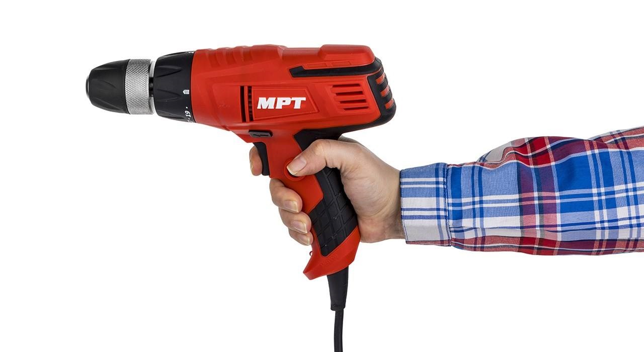 MPT MED3006 Electric Drill, 300w, 10mm(3/8"), Keyless chuck, Model: MED3006_img_5