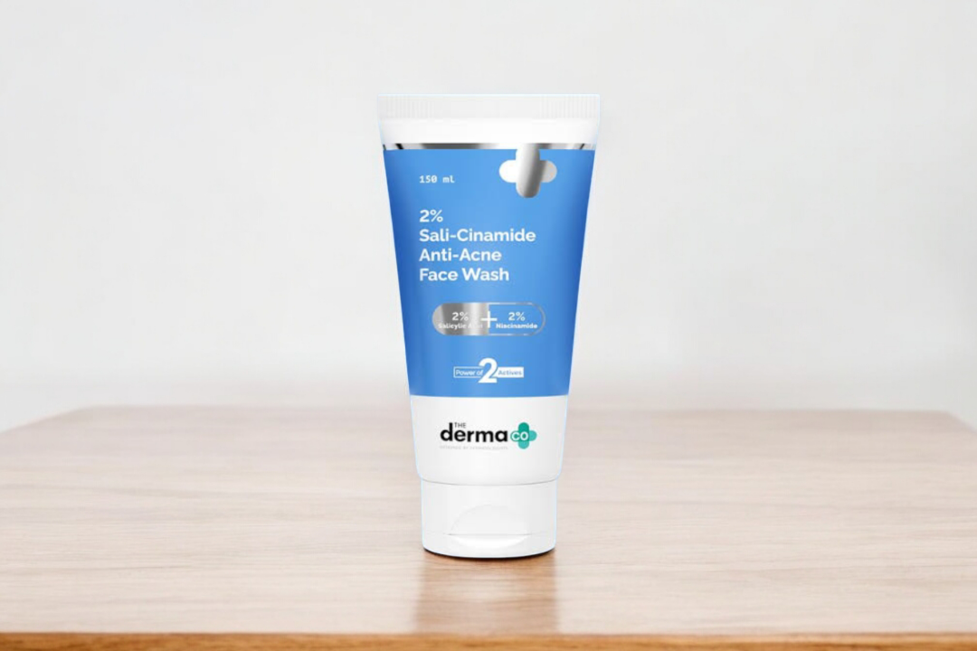 Derma Co 2% Sali-Cinamide Anti-Acne Face Wash 150ml_img_0