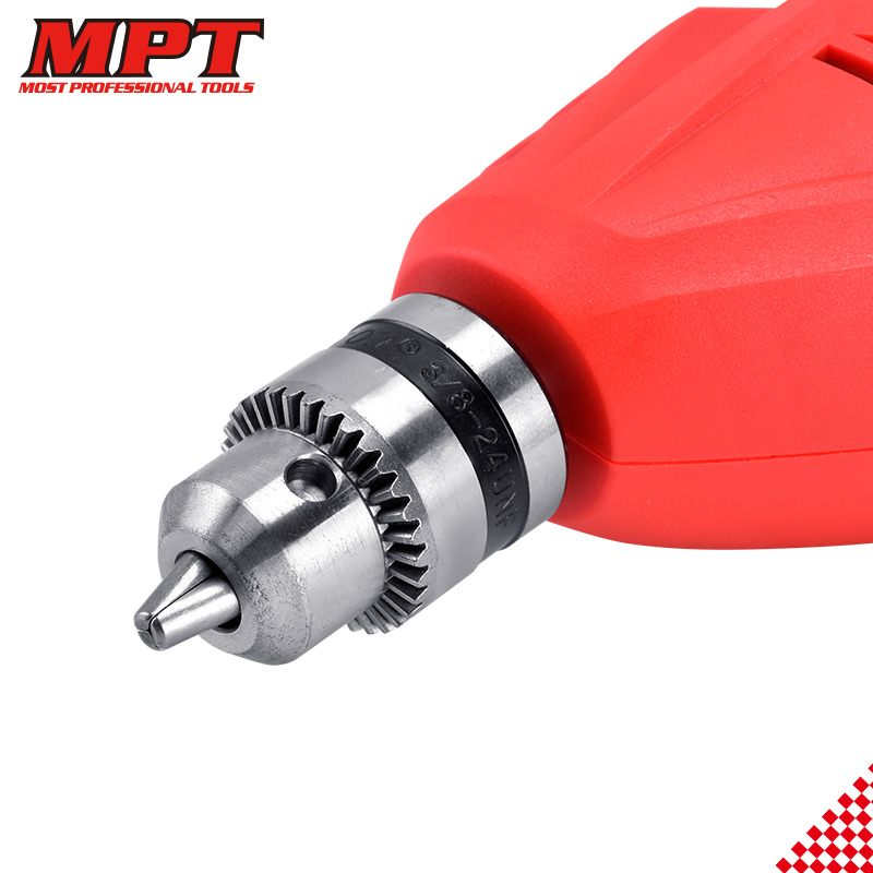 MPT MED4006 Electric Drill, 400w, 10mm(3/8"), Metal chuck, Model: MED4006_img_2
