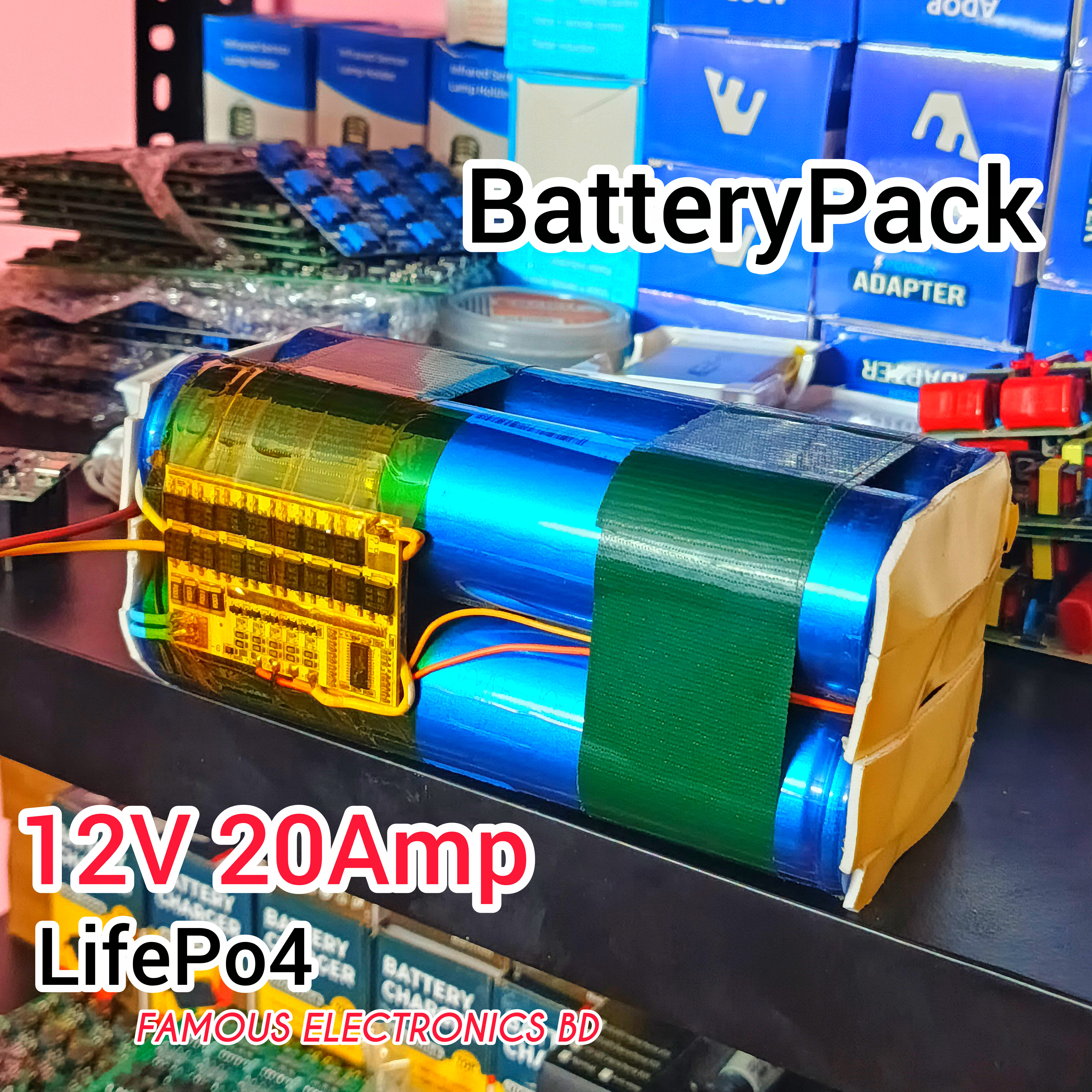 12V 20A USE LiFe04 4S Powerful Battery Pack_img_0