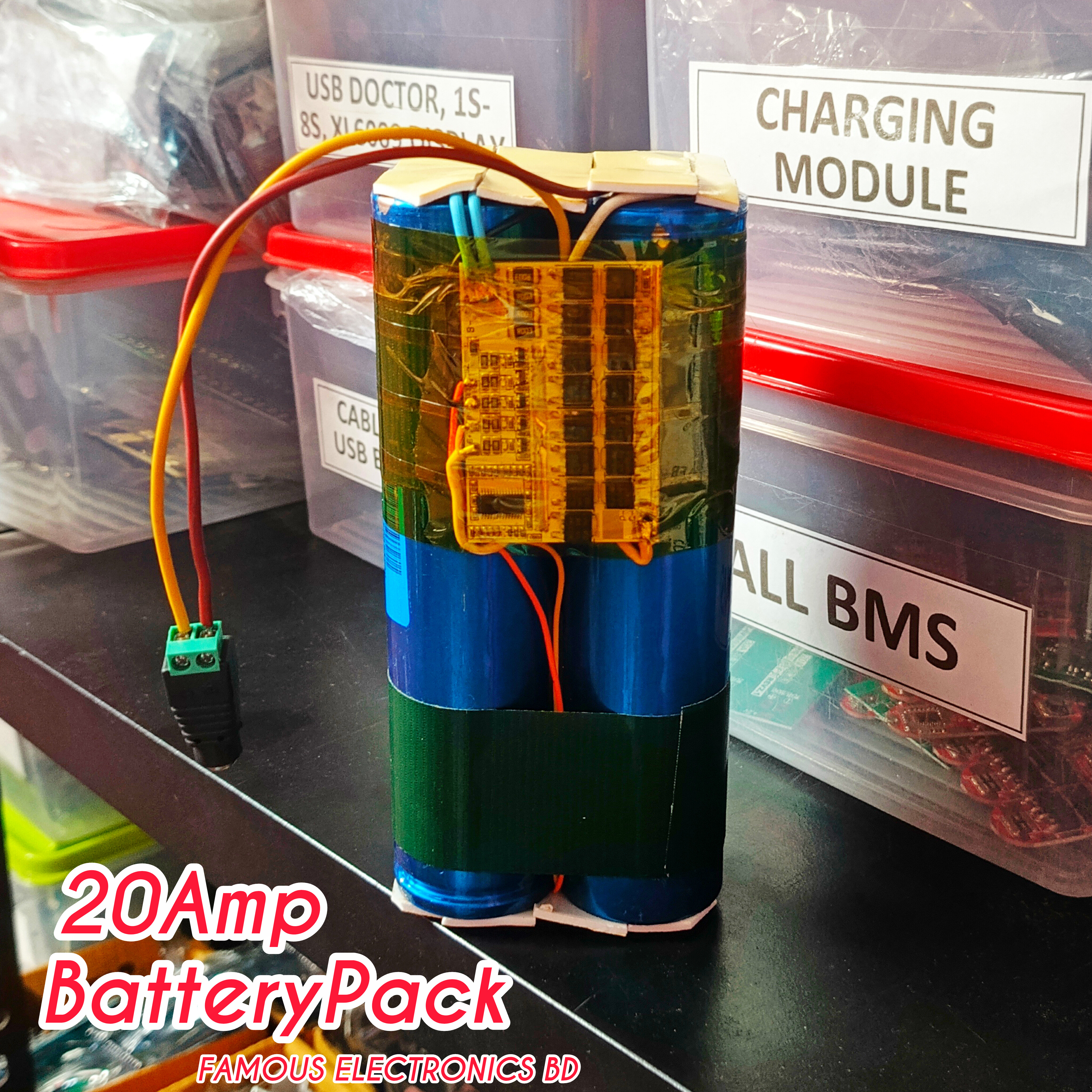 12V 20A USE LiFe04 4S Powerful Battery Pack_img_4