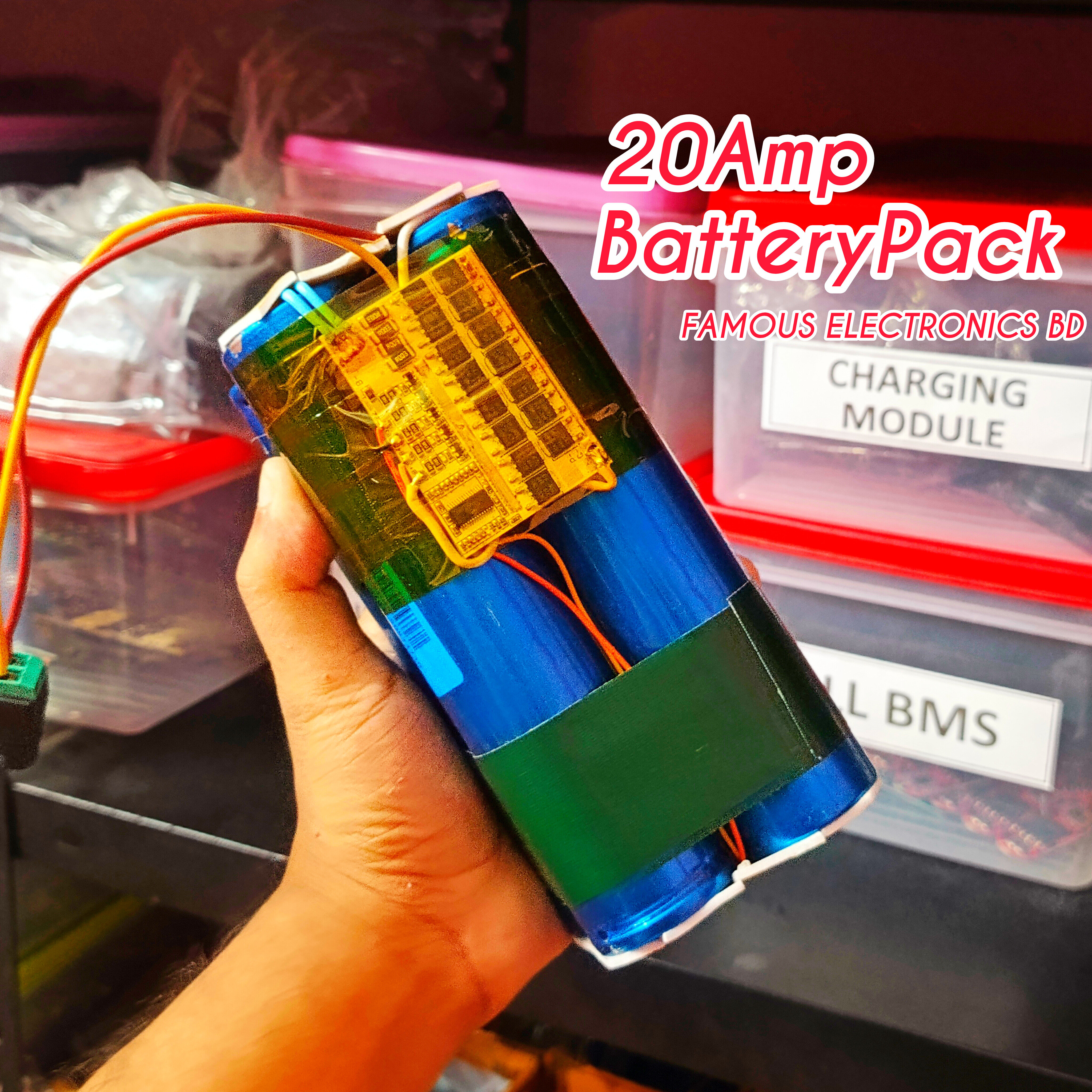 12V 20A USE LiFe04 4S Powerful Battery Pack_img_2