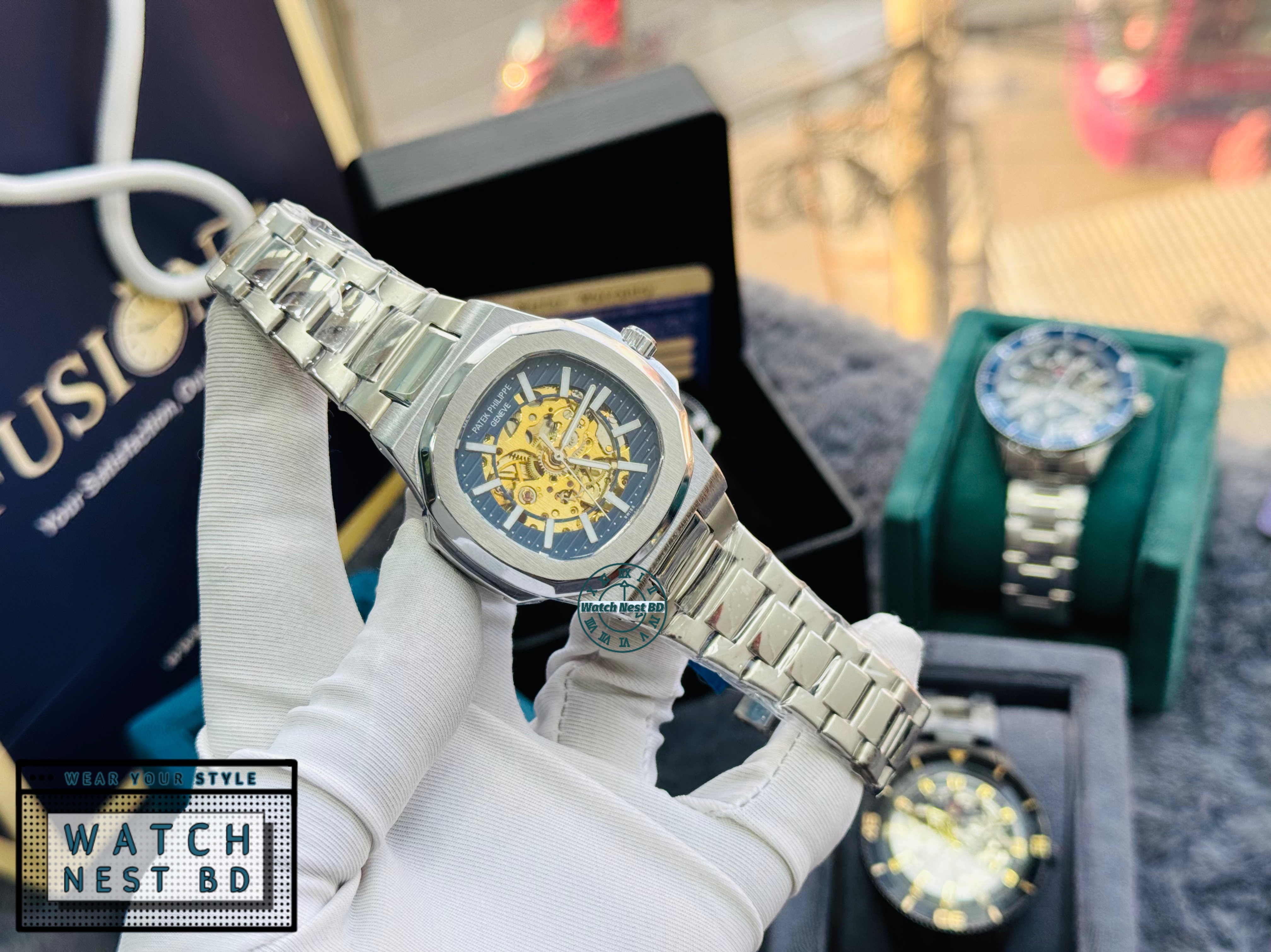 Patek Phillips Automatic Mechanical Watch (Semi AAA Grade)