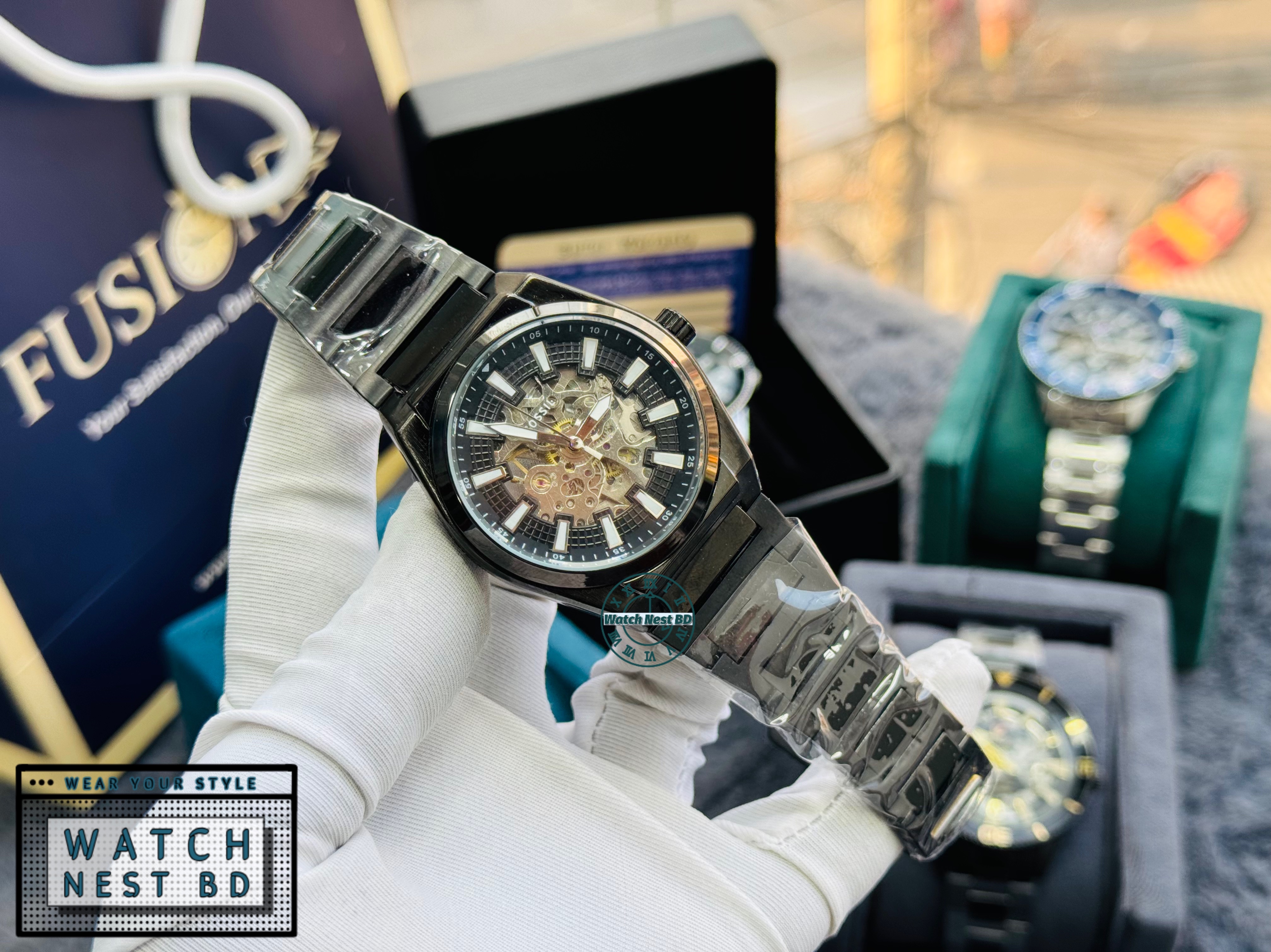 Fossil Automatic Mechanical Watch (Semi AAA Grade)