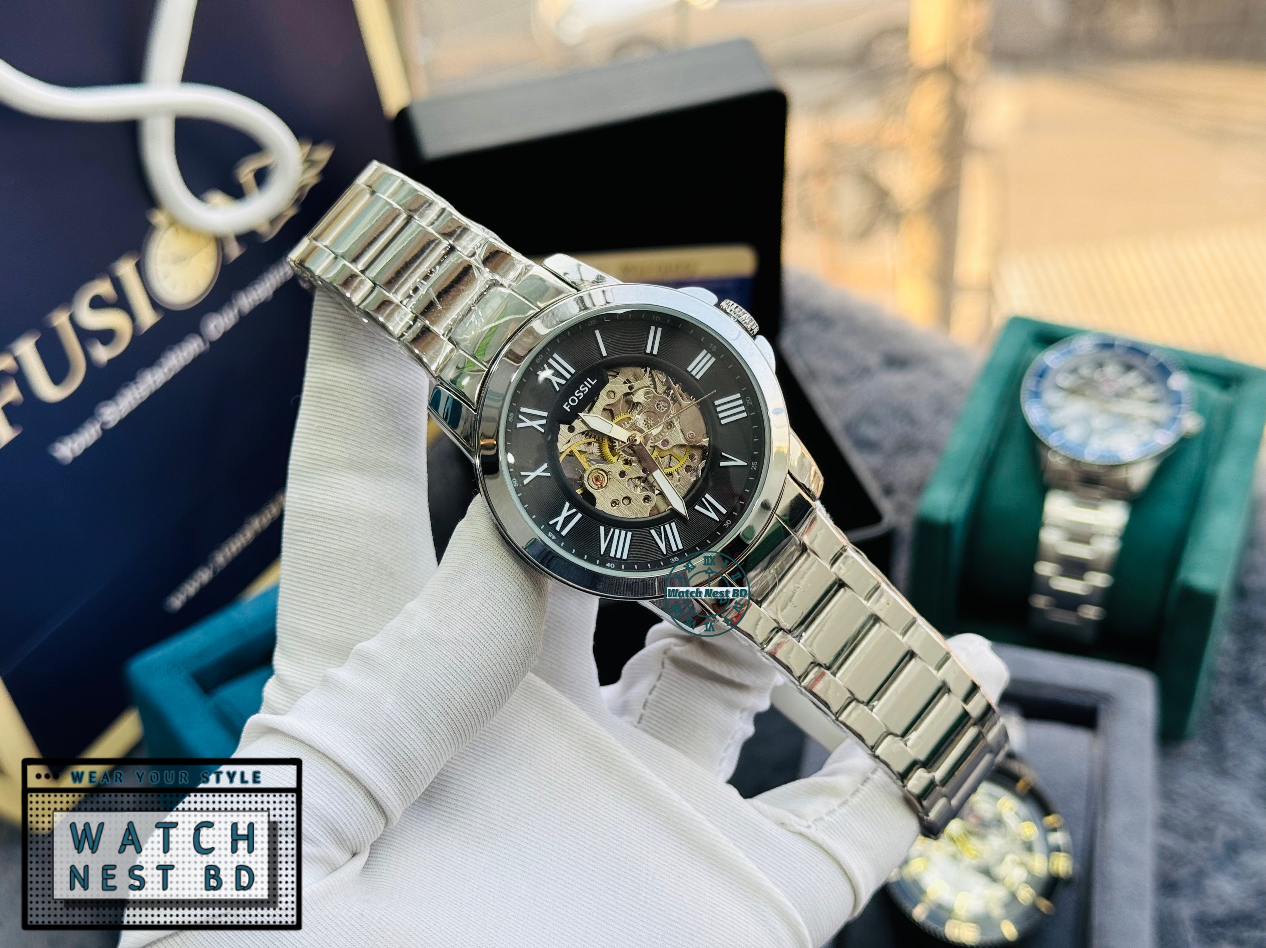 Fossil Automatic Mechanical Watch (Semi AAA Grade)