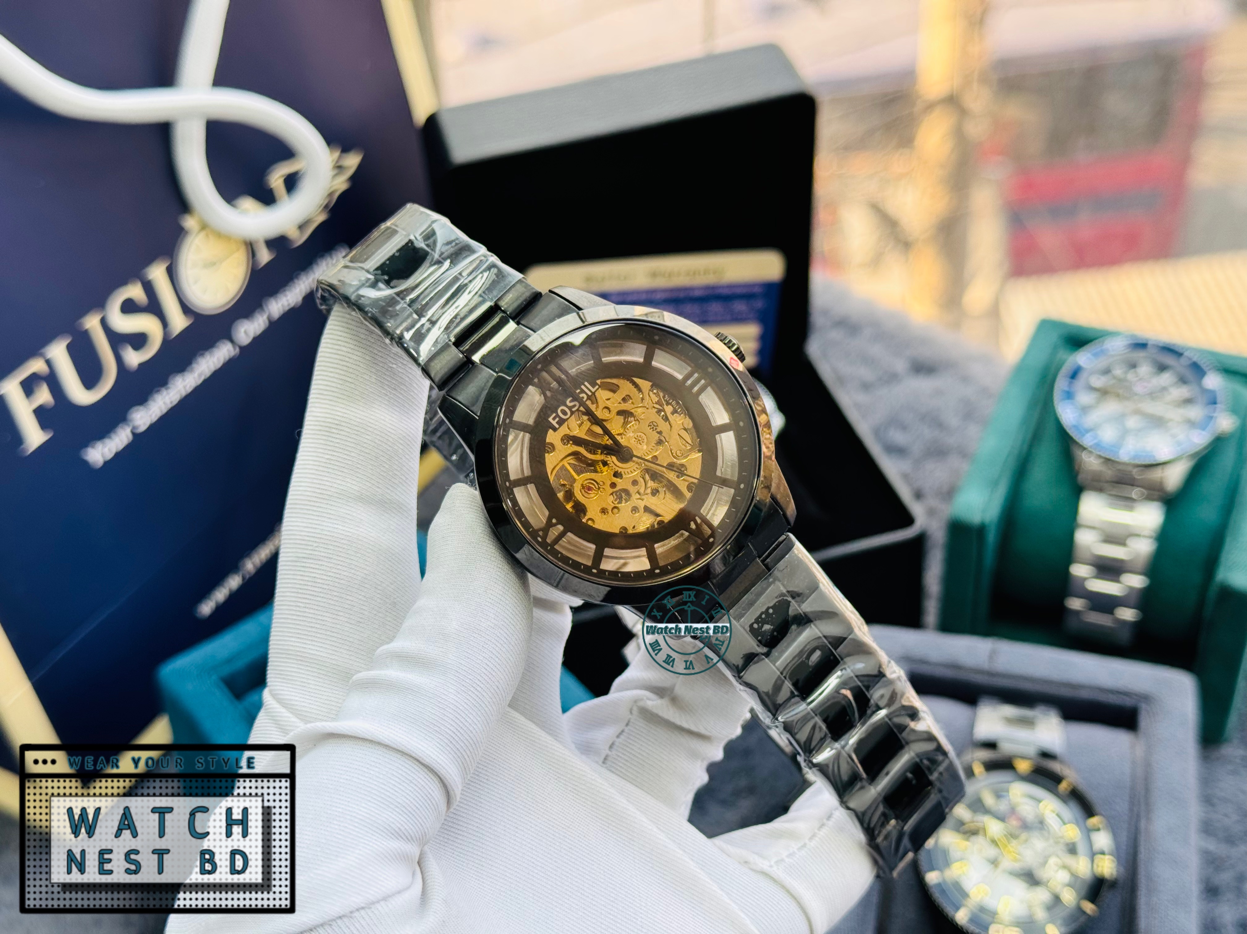 Fossil Automatic Mechanical Watch (Semi AAA Grade)