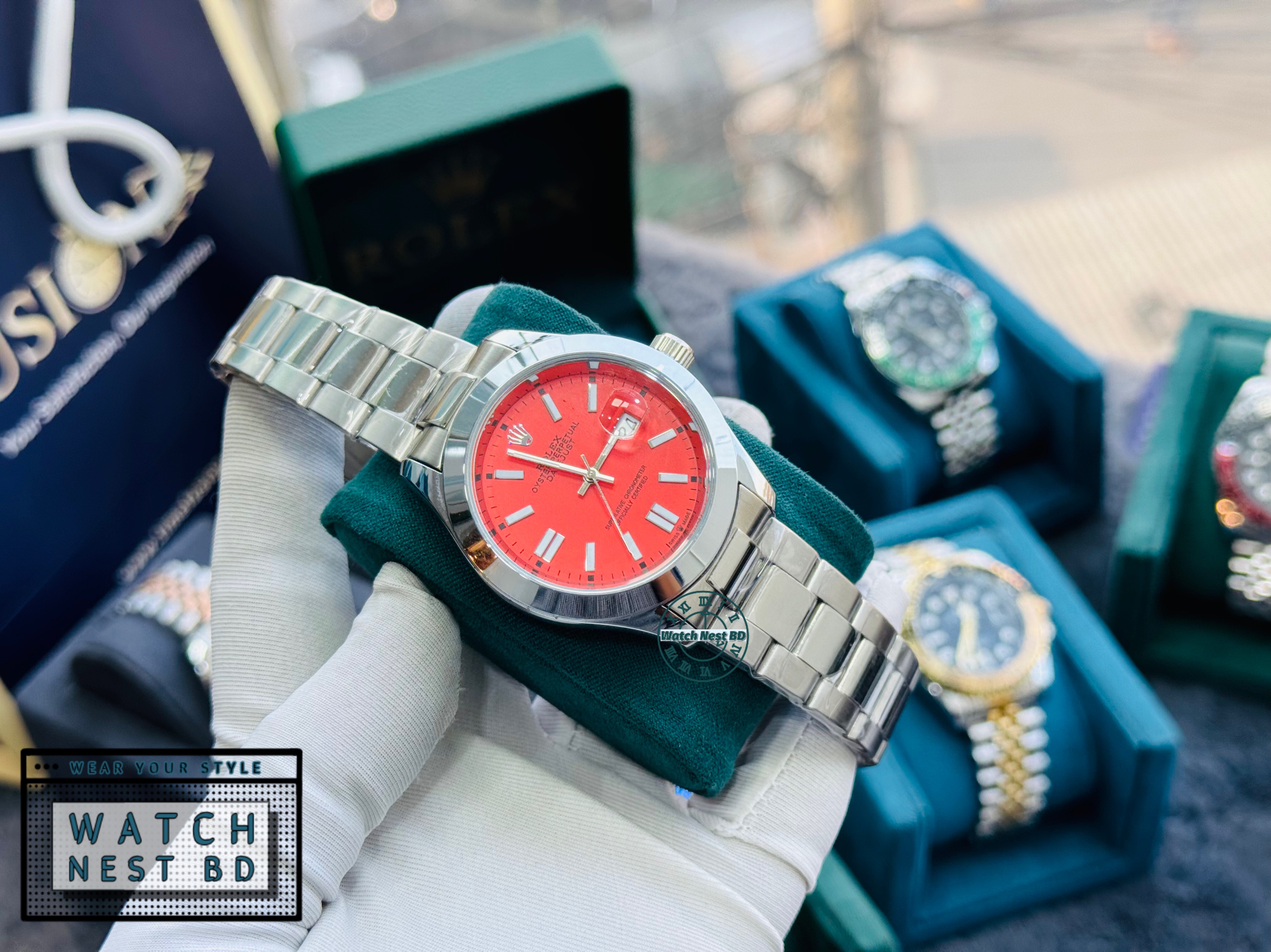 Rolex Oyster Perpetual Quartz Watch (AA Grade)