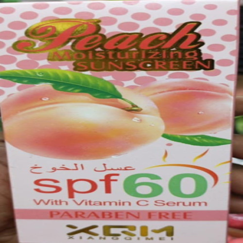 Peach Moisturizing Sunscreen SPF60 With Vitamin C Serum 100ml (CHINA)_img_1