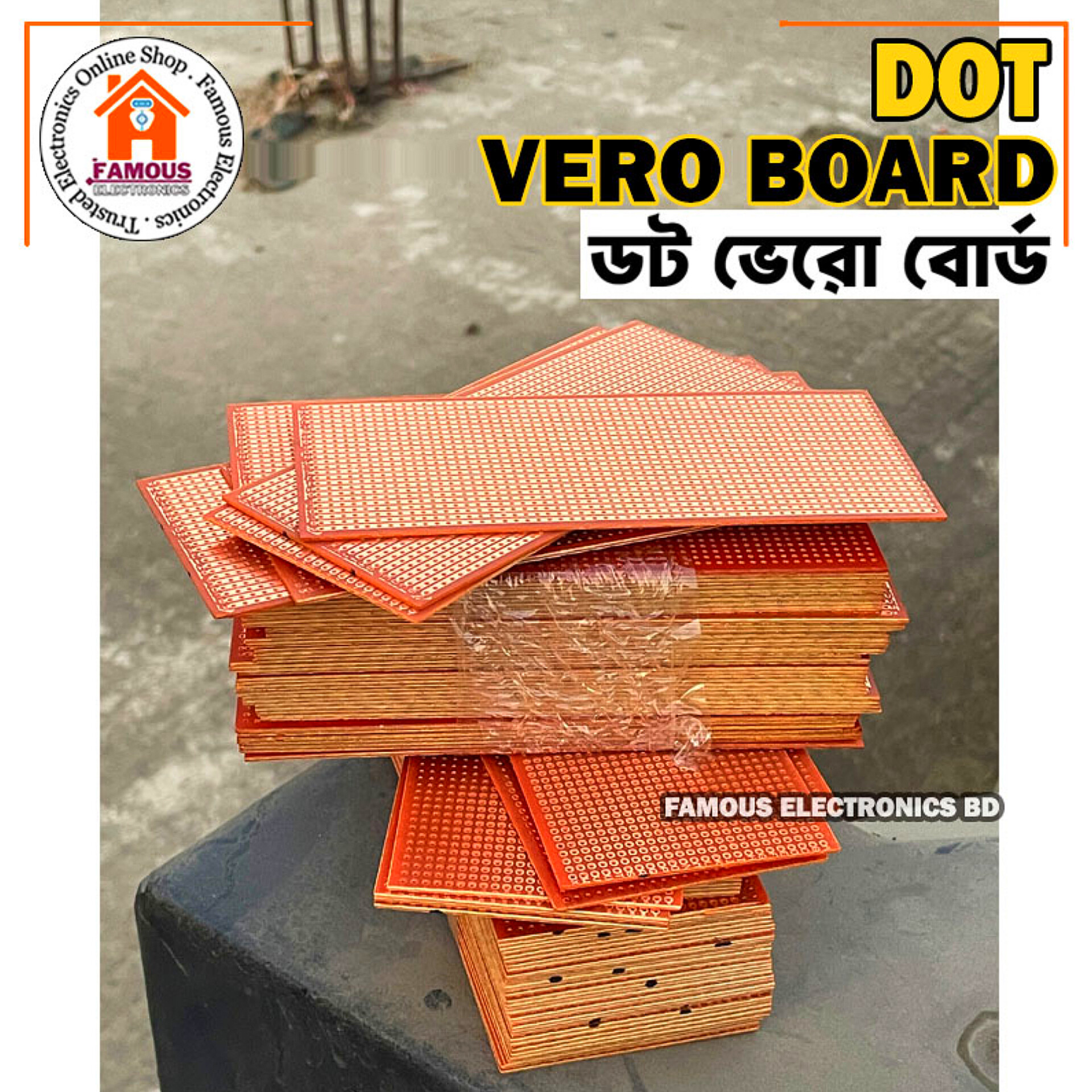 1PCS - Veroboard Normal Dot 14.5×6.5cm Stripboard PCB Printed Circuit Board For Prototyping Designing Weld Soldering Arduino DIY_img_4