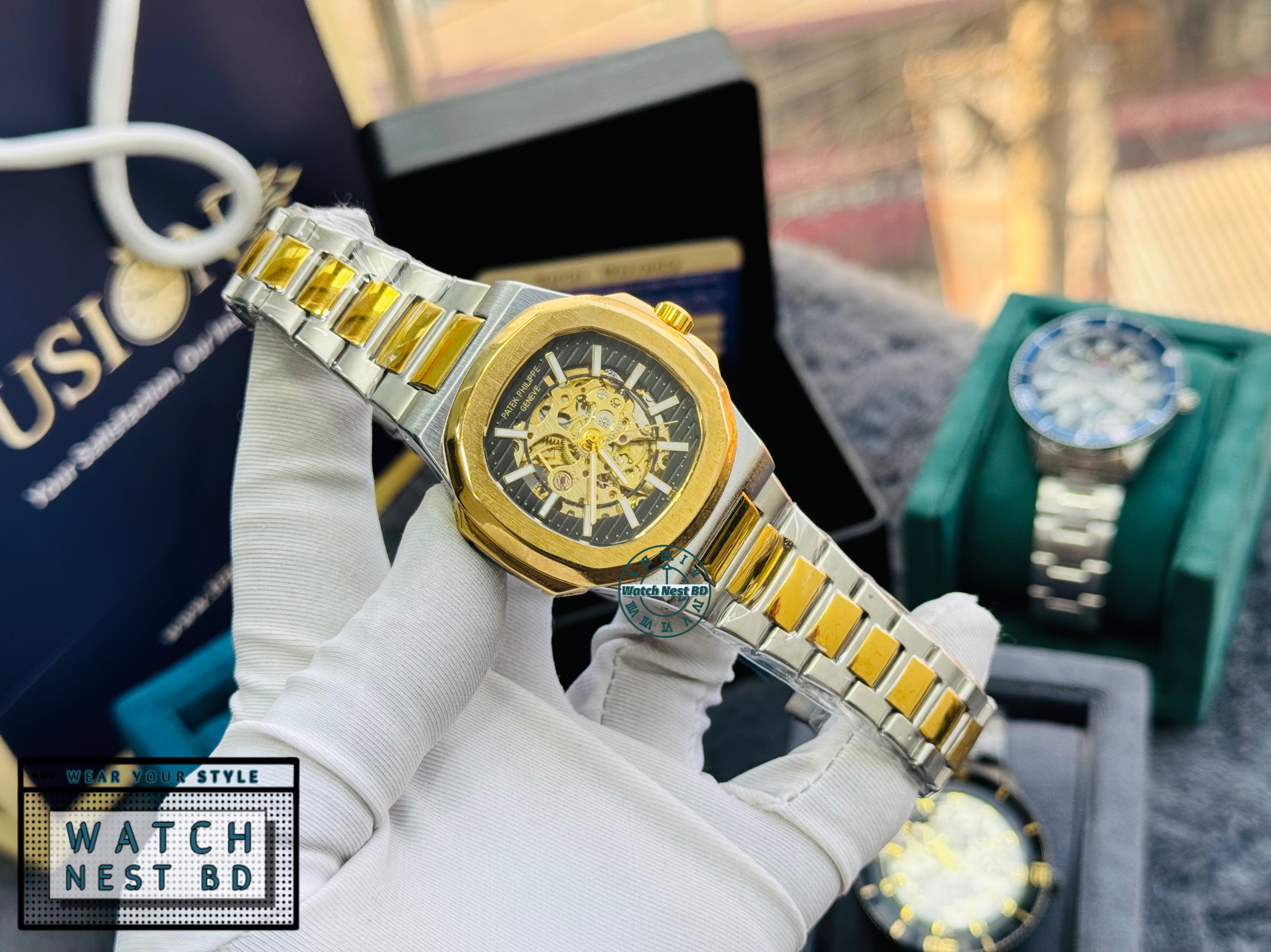 Patek Phillips Automatic Mechanical Watch (Semi AAA Grade)