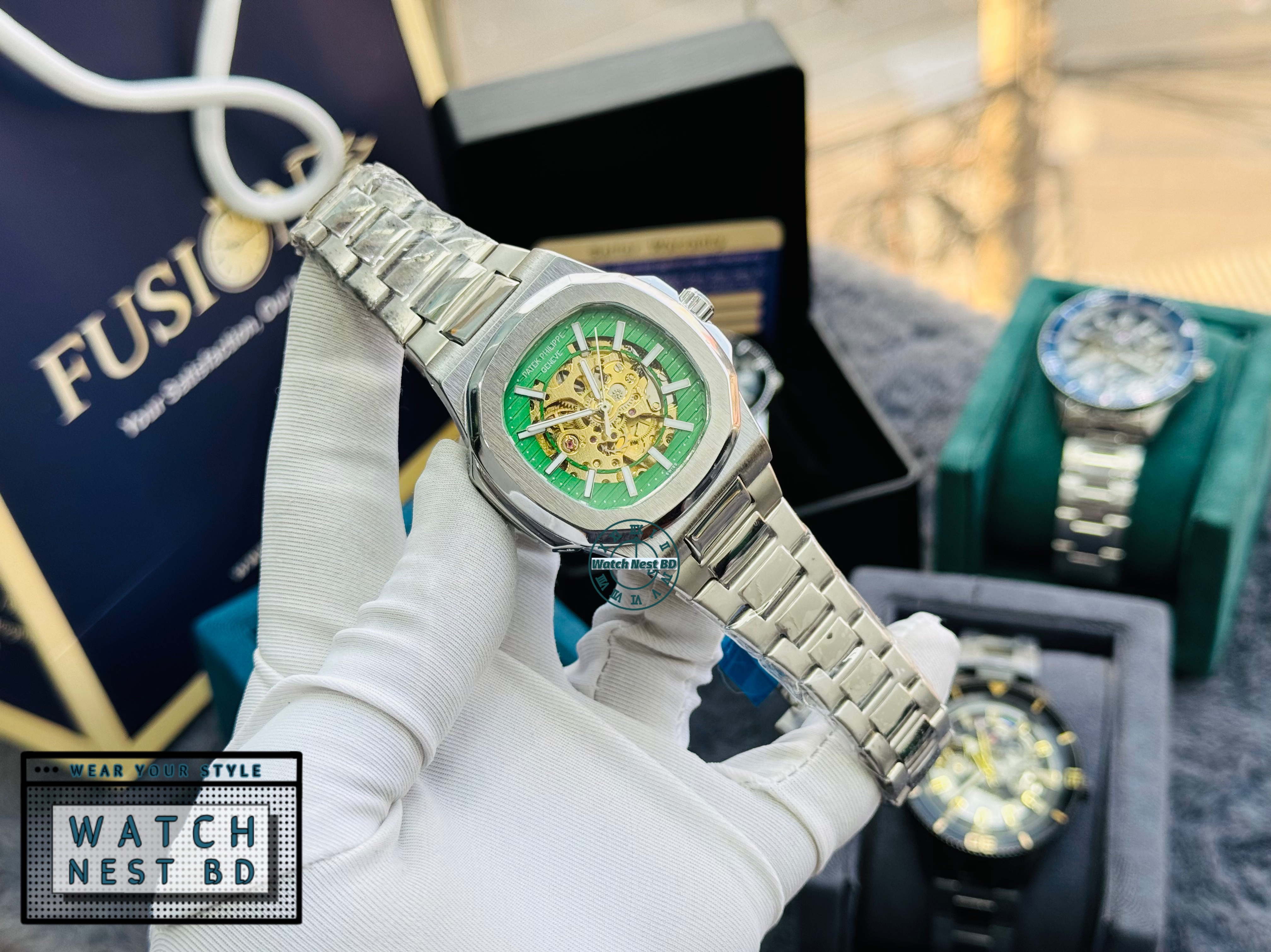 Patek Phillips Automatic Mechanical Watch (Semi AAA Grade)