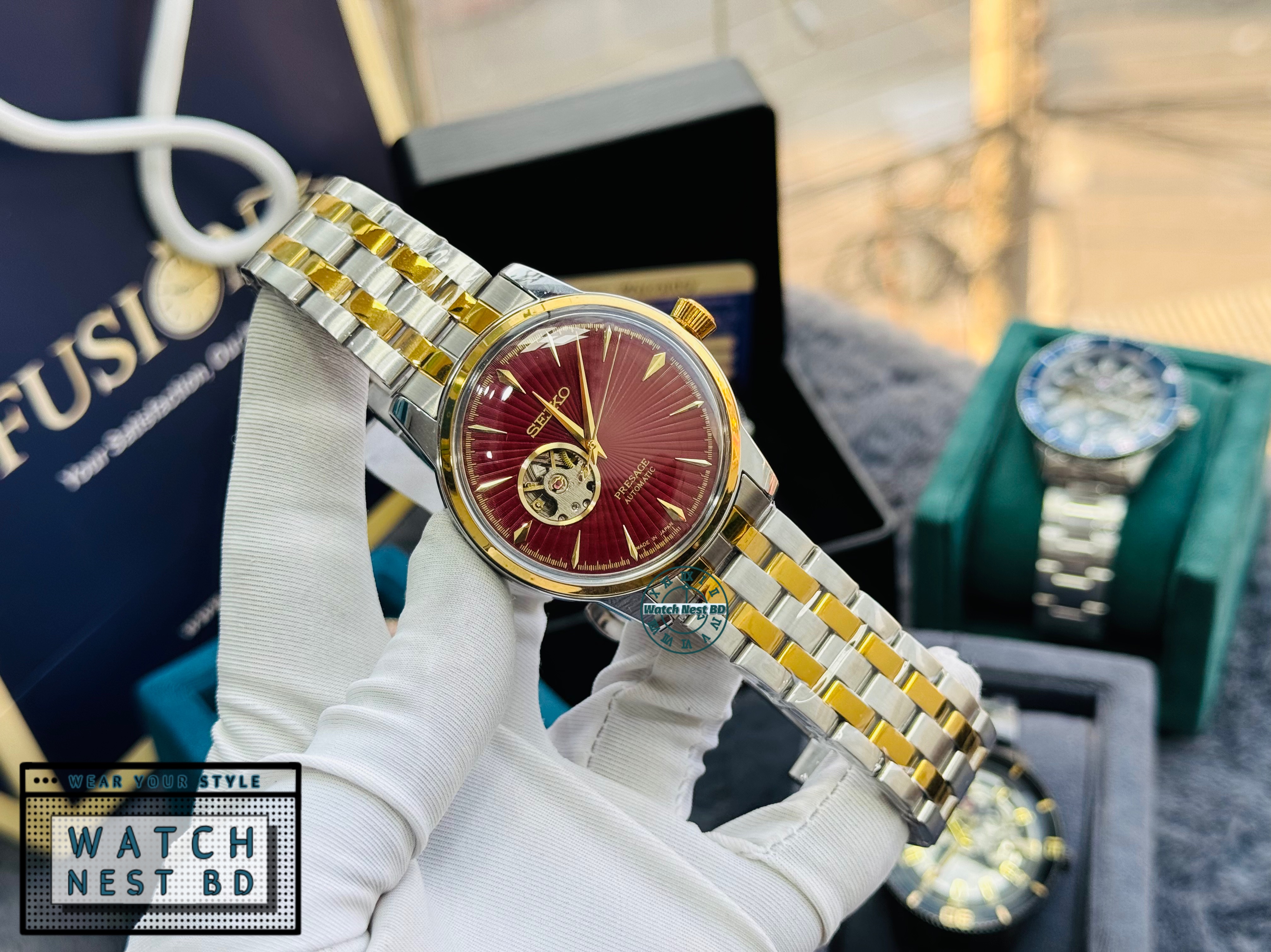 Seiko Automatic Mechanical Watch (Semi AAA Grade)