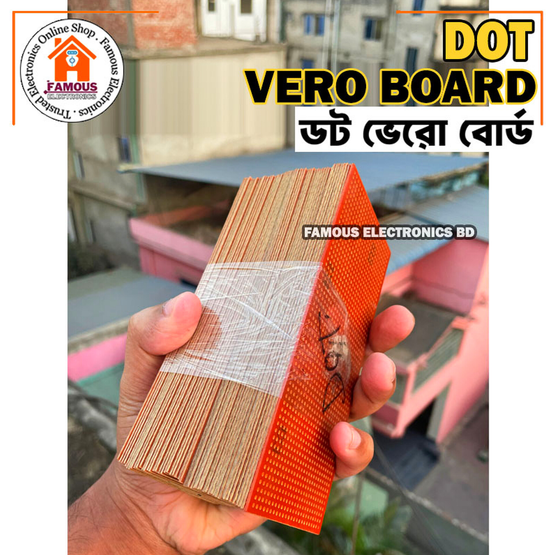 1PCS - Veroboard Normal Dot 14.5×6.5cm Stripboard PCB Printed Circuit Board For Prototyping Designing Weld Soldering Arduino DIY_img_1