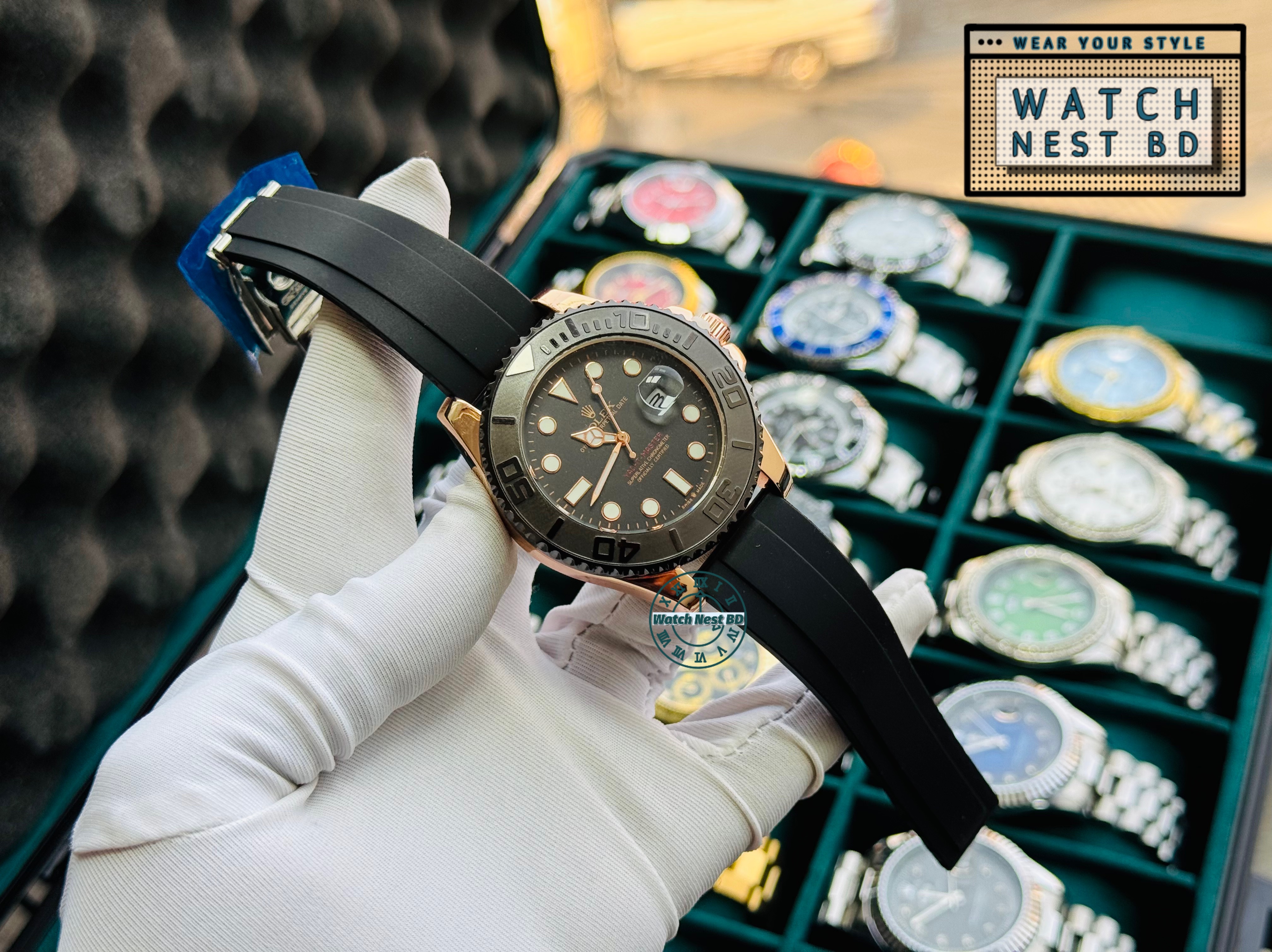 Rolex Yacht Master Quartz Watch (AA Grade)