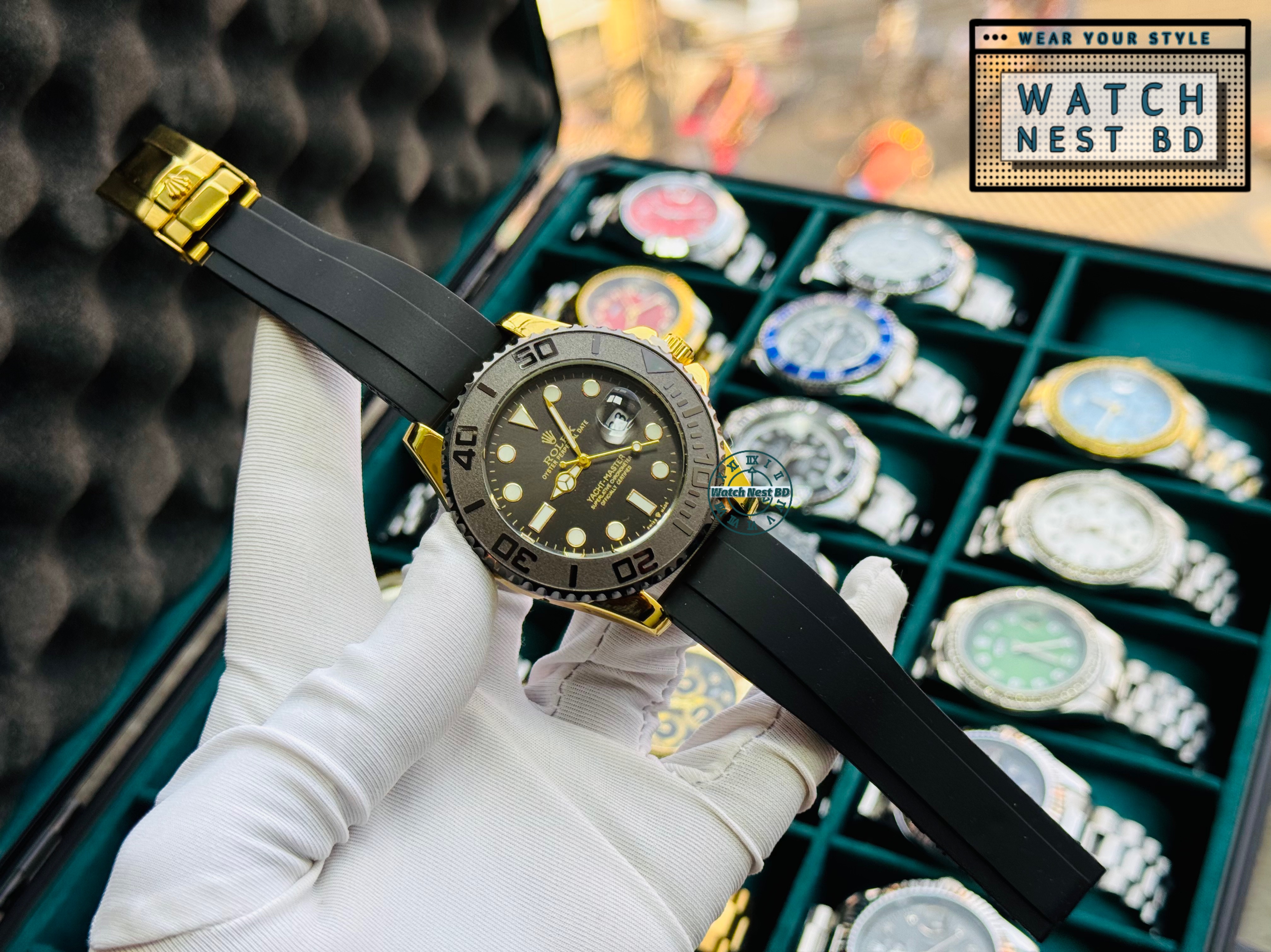 Rolex Yacht Master Quartz Watch (AA Grade)