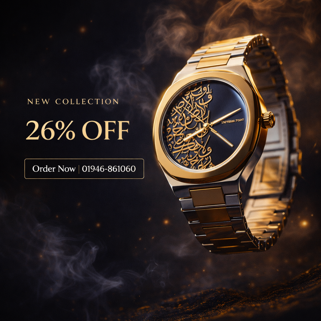 Arabic Calligraphy Watch। PW-05