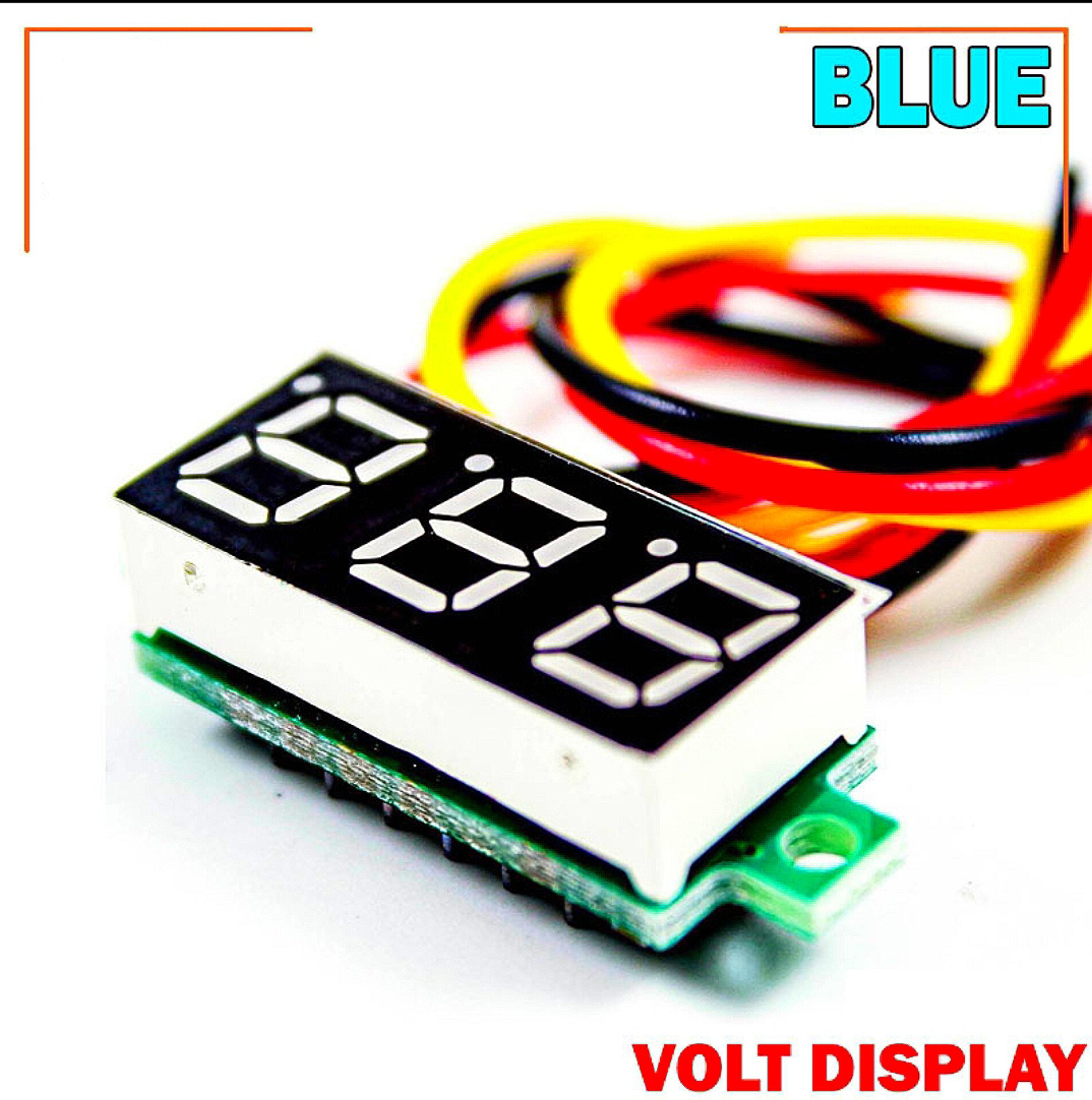 LED Display Mini 0.28 inch DC 0 -100V Digital Voltmeter 100V Volt Panel Indicator Monitor Voltage Meter-1PCS - Compact Digital Voltmeter -Blue_img_4