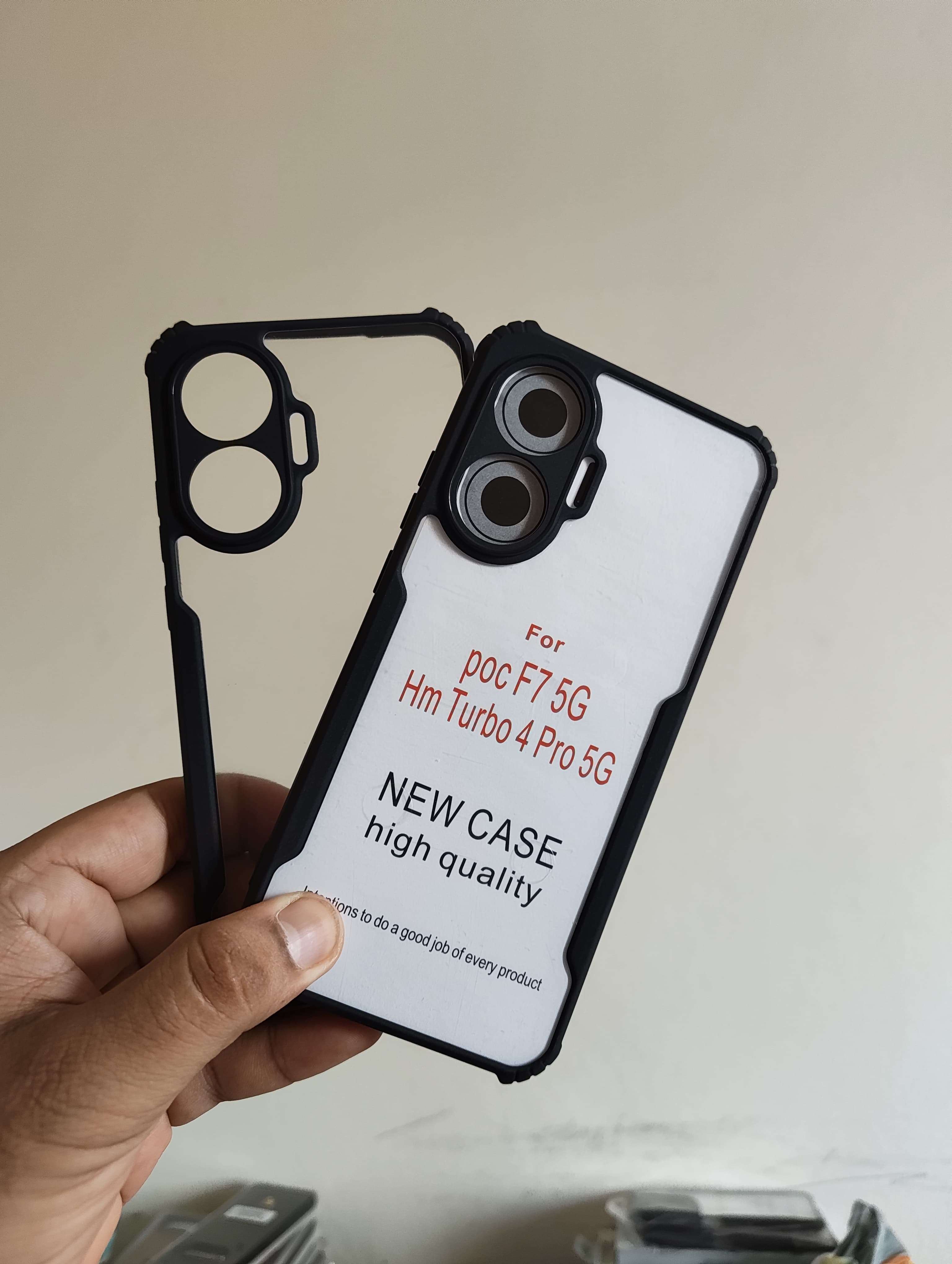 Redmi Turbo 4 Pro 5g / Poco F7 5g Back Cover ShockProf Premium Quality_img_1