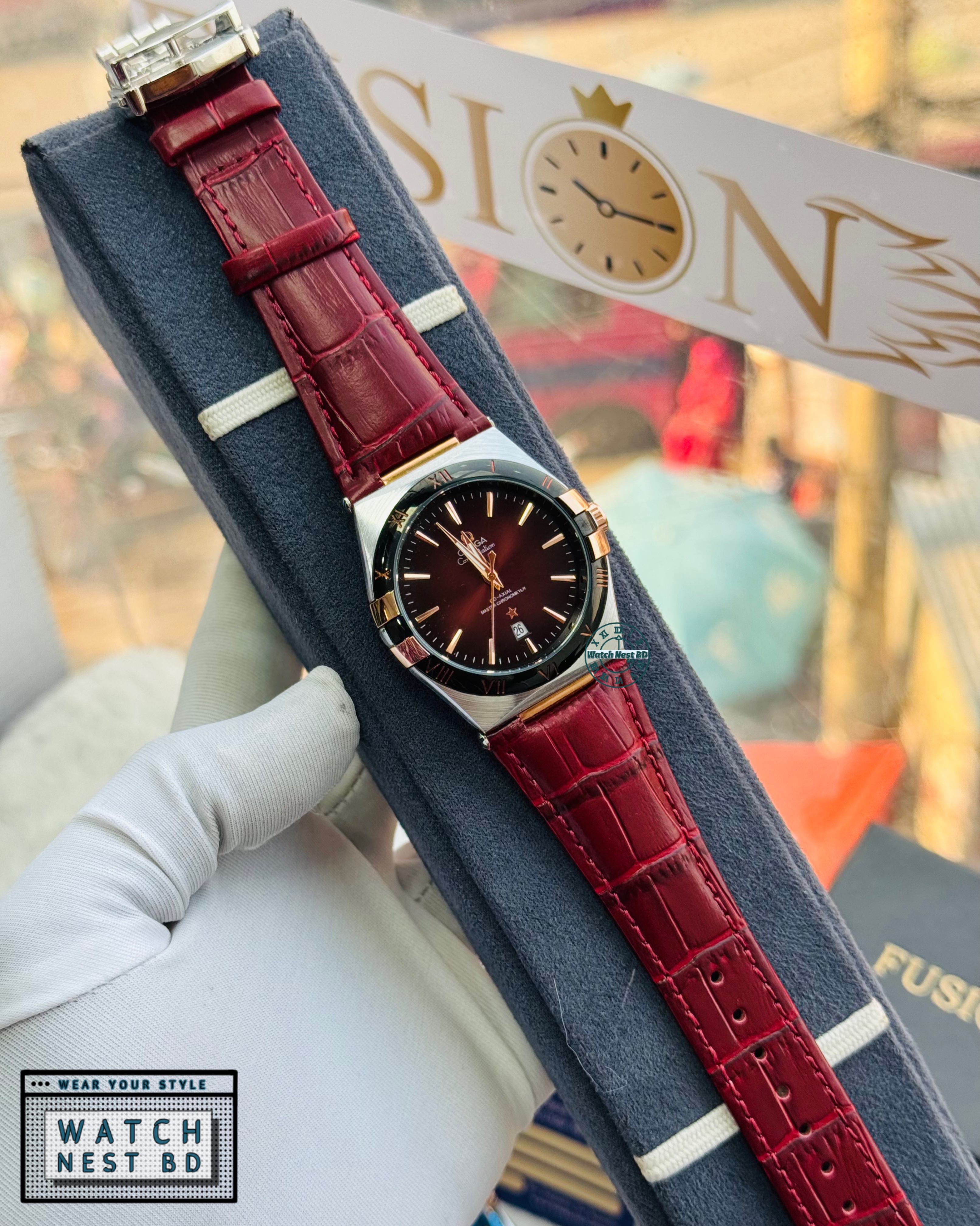 Omega Constellation Quartz Watch (AA Grade)