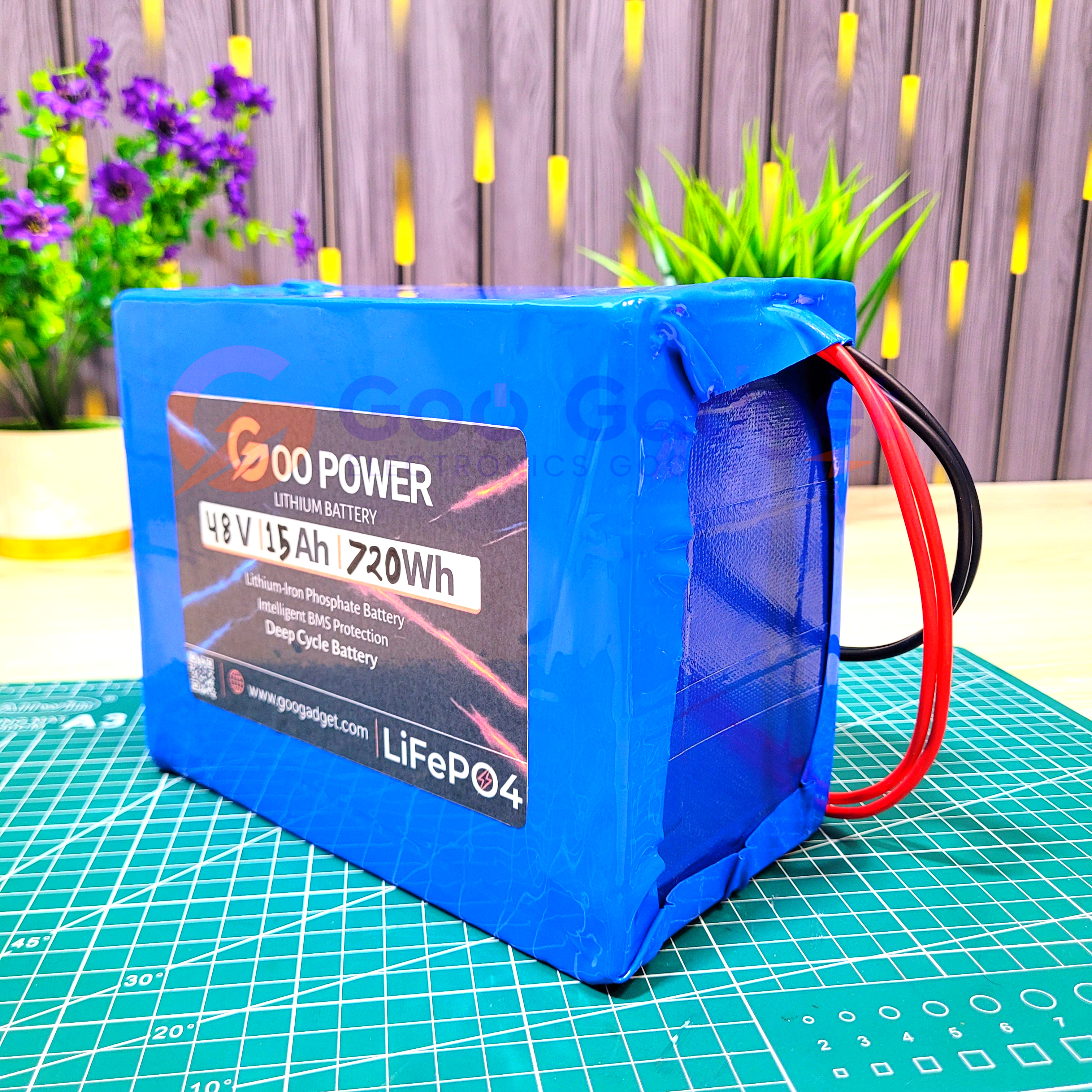 48V 15Ah LiFePO4 E-Bike Cycle Battery Pack with 32140 3.2v 15Ah Battery & 15S 50A BMS_img_5