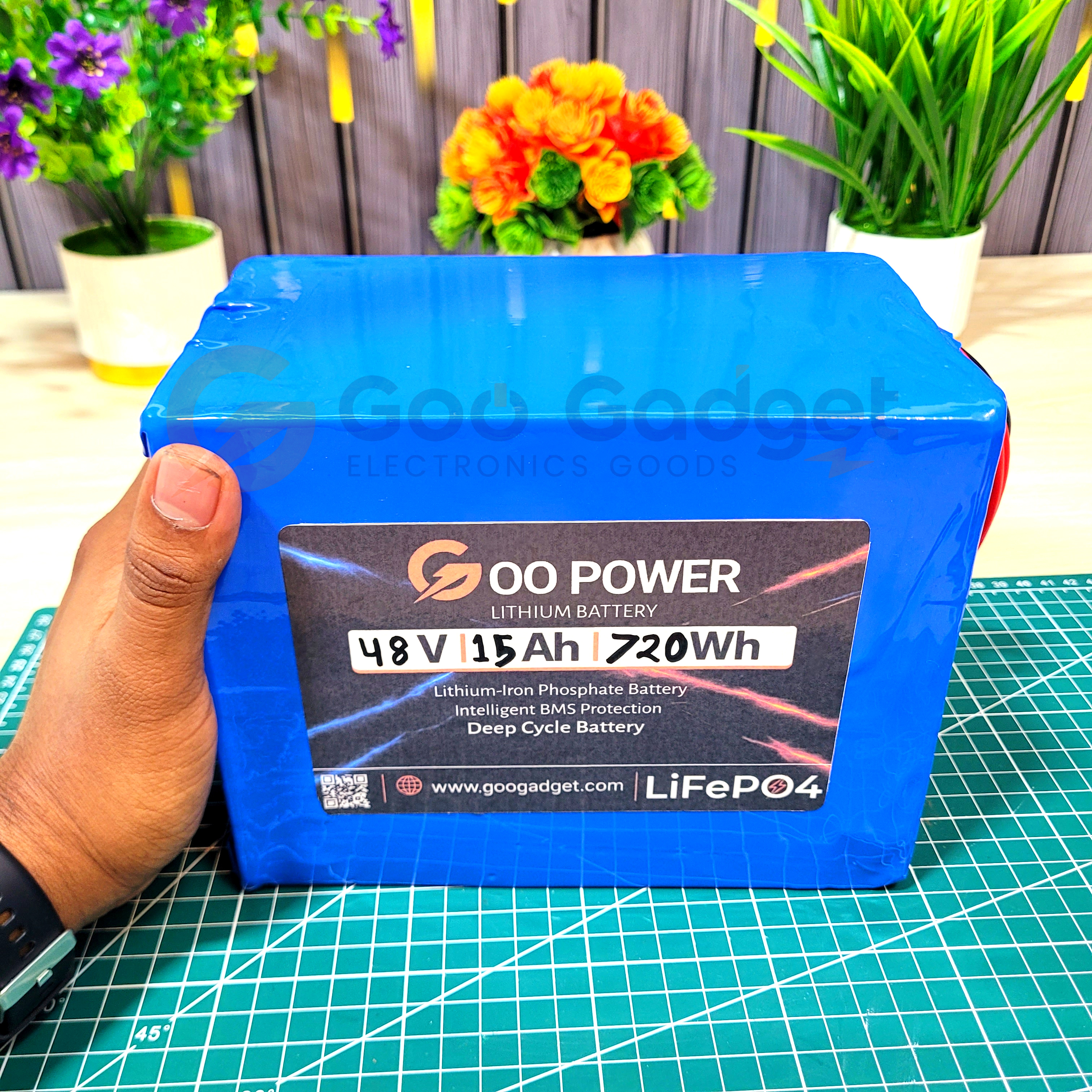 48V 15Ah LiFePO4 E-Bike Cycle Battery Pack with 32140 3.2v 15Ah Battery & 15S 50A BMS_img_6