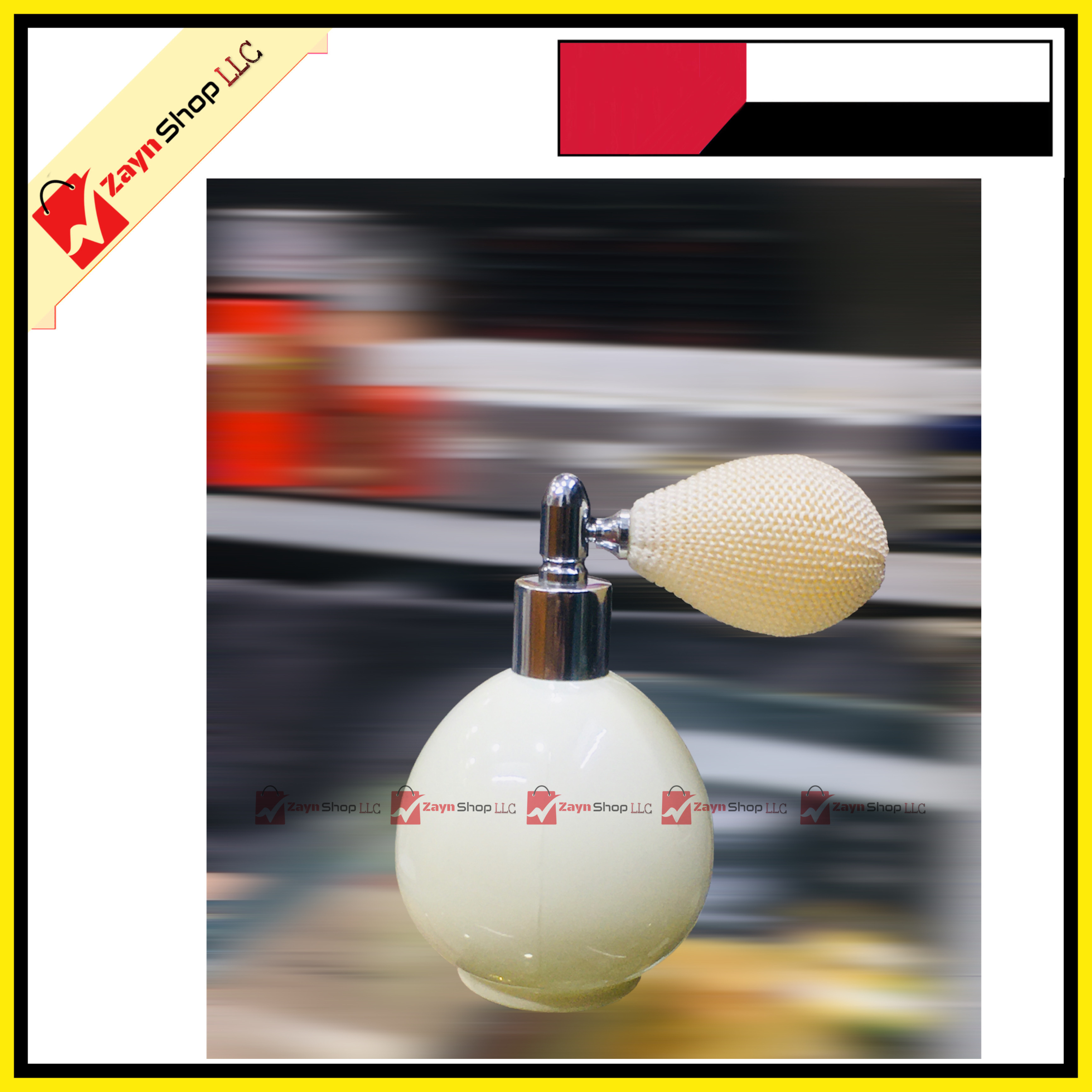 Vintage Atomizer empty perfume Spray Refillable glass Bottle 30ml pumpkin shape 1 pcs_img_4