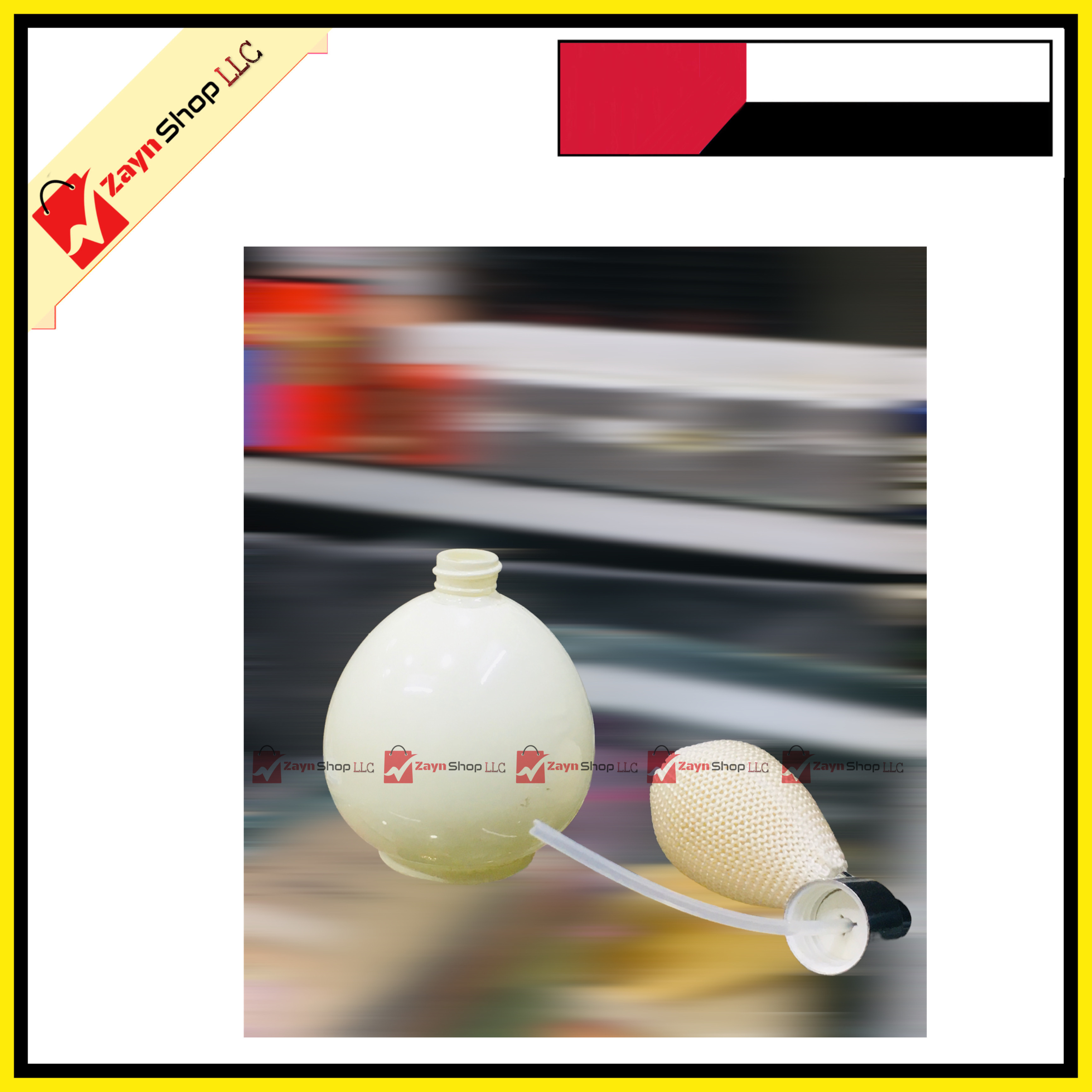 Vintage Atomizer empty perfume Spray Refillable glass Bottle 30ml pumpkin shape 1 pcs_img_5