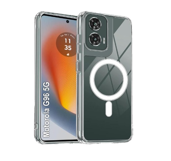 Zapcase Back Case Cover for Motorola G96 5G | Compatible for Motorola G96 5G Back Cover | Scratch-Resistant Back Cover | Clear