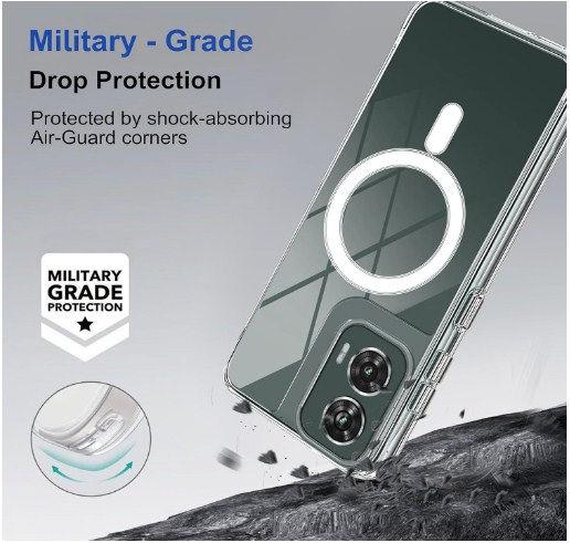 Zapcase Back Case Cover for Motorola G96 5G | Compatible for Motorola G96 5G Back Cover | Scratch-Resistant Back Cover | Clear_img_5