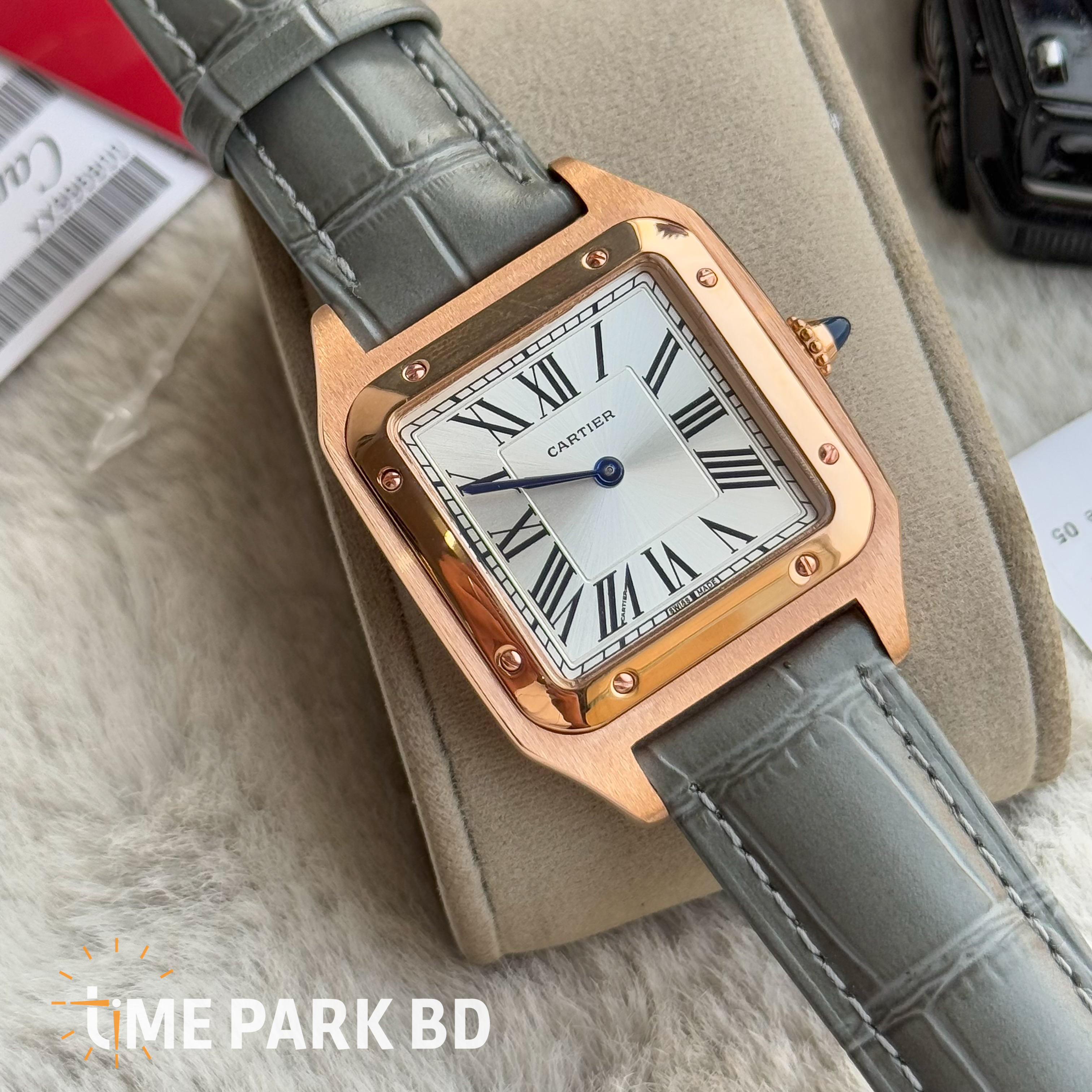 Cartier Santos | Grey  Green Rose Gold Body | Master Grade | japan movement