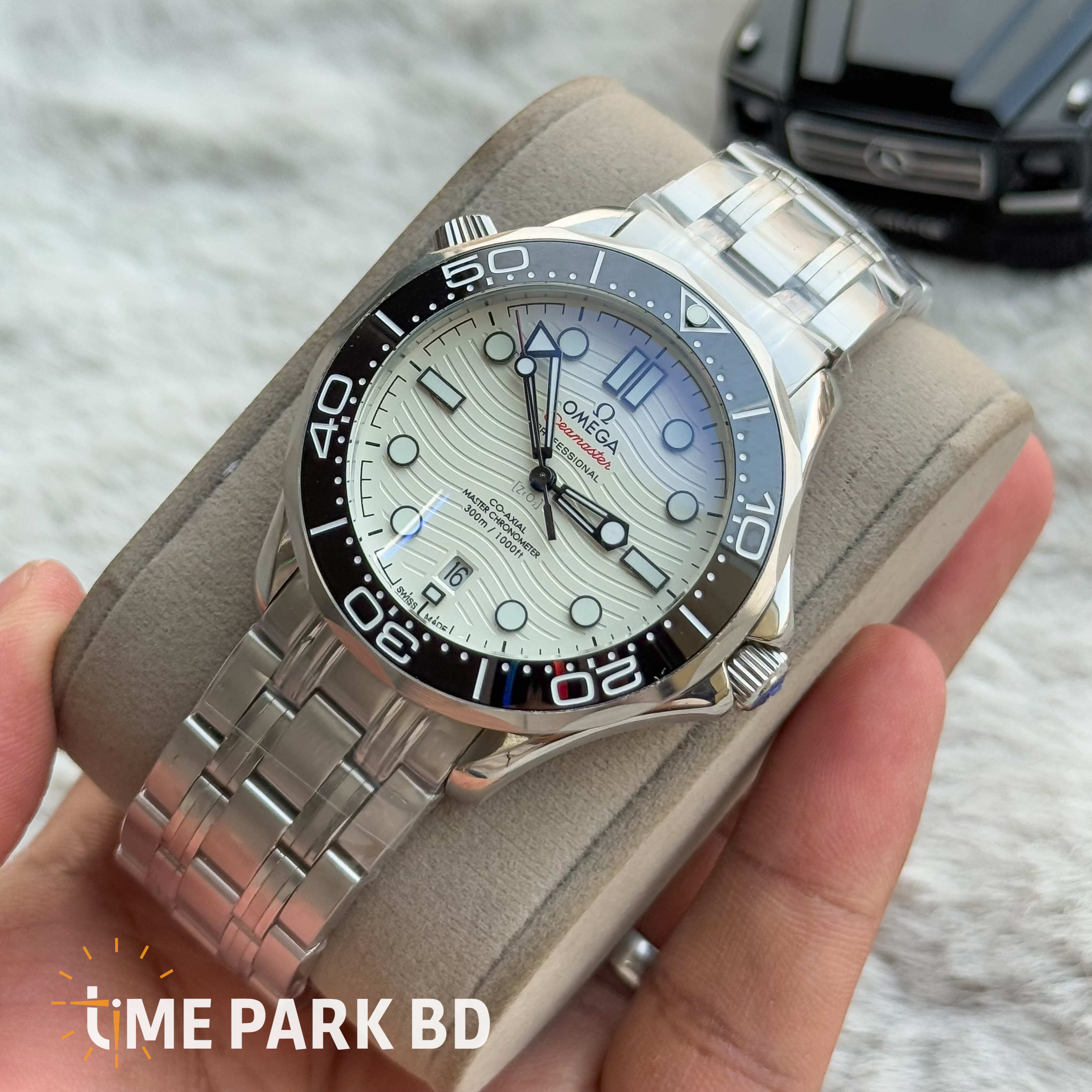 Omega Seamaster Date Just Panda vibe | Black Cream dial | Euro grade | automatic movement