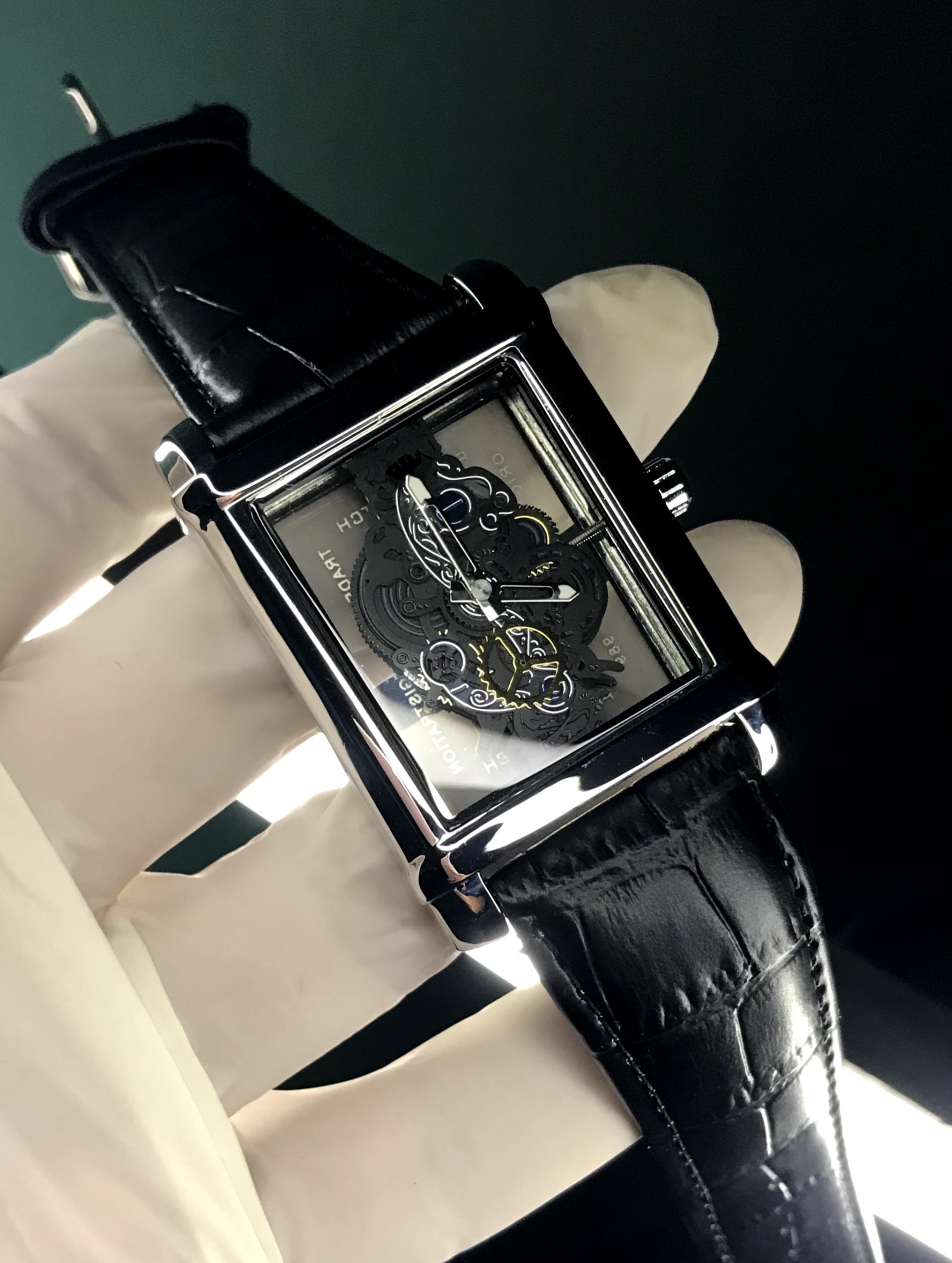 Forest transparent F-989 Black Silver