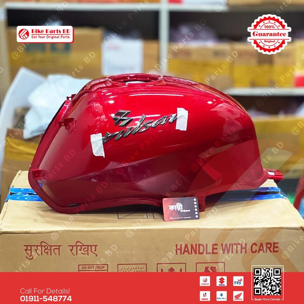Fuel tank for Bajaj Pulser UG4.5 Red Colour bike._img_1