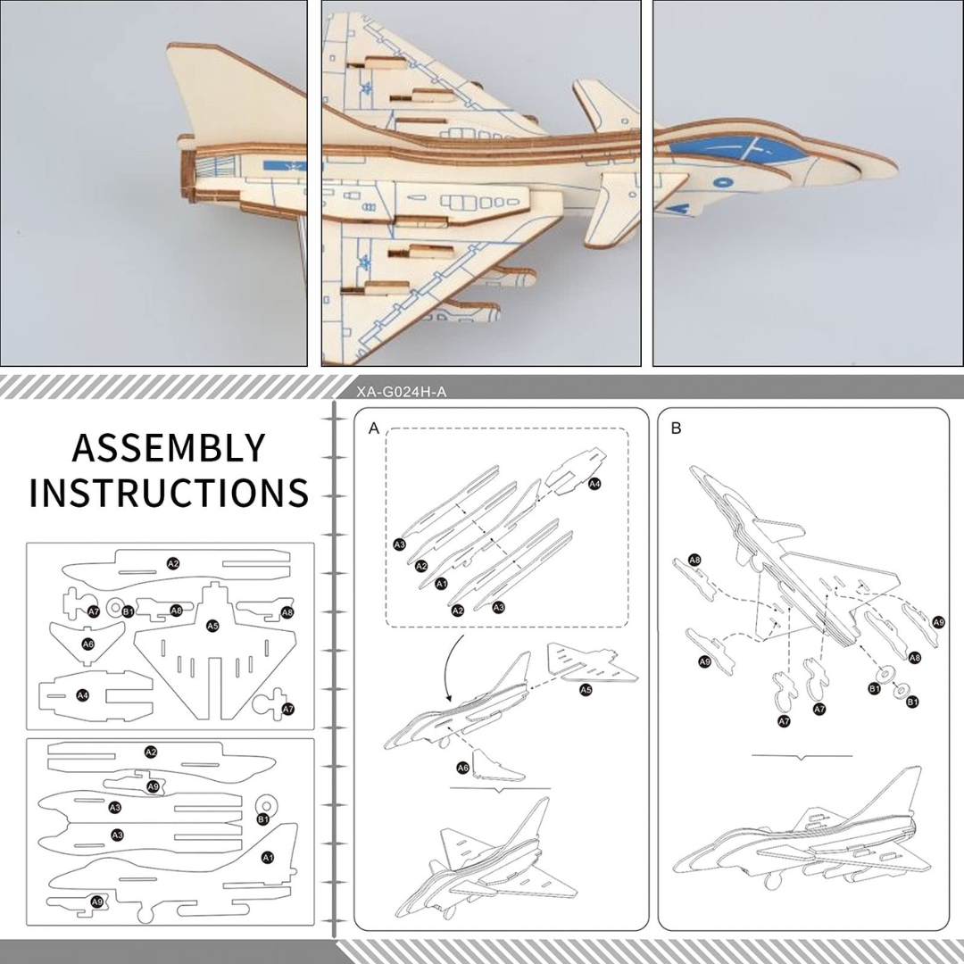 Dassault Rafale- 3D Wooden DIY Model_img_2