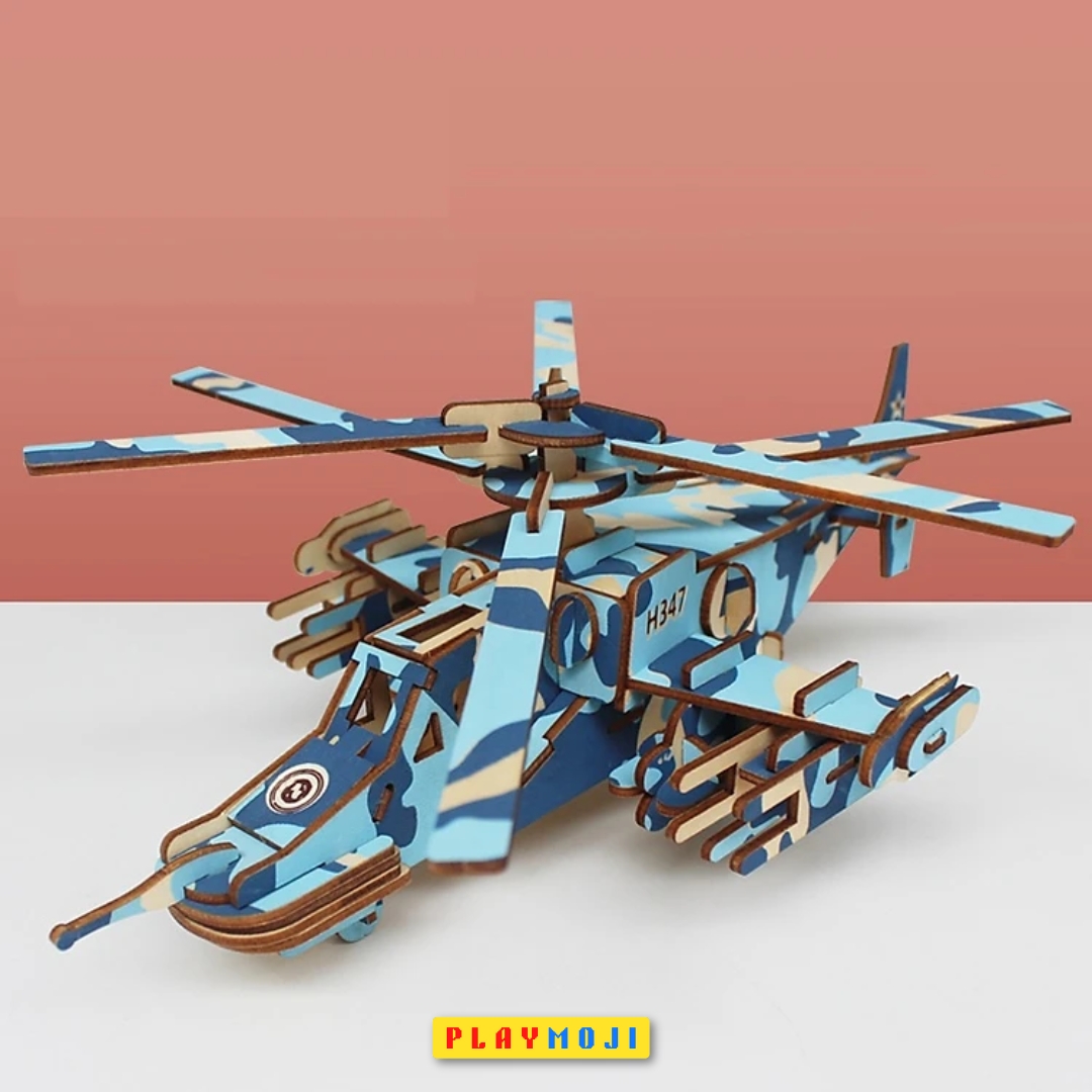 Kamov Ka-52 Alligator- 3D Wooden DIY Model_img_1