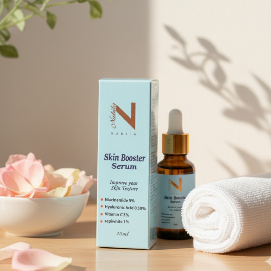 Skin Booster Serum – Niacinamide, Vitamin C, Hyaluronic Acid & sepiwhite