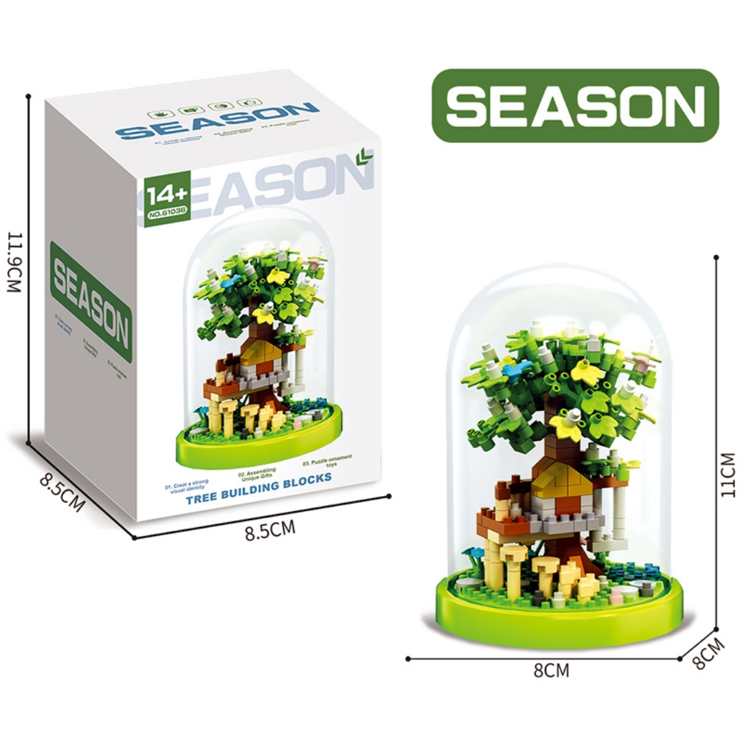 Green shade tree house  [Larger model with a dust cover]_img_1