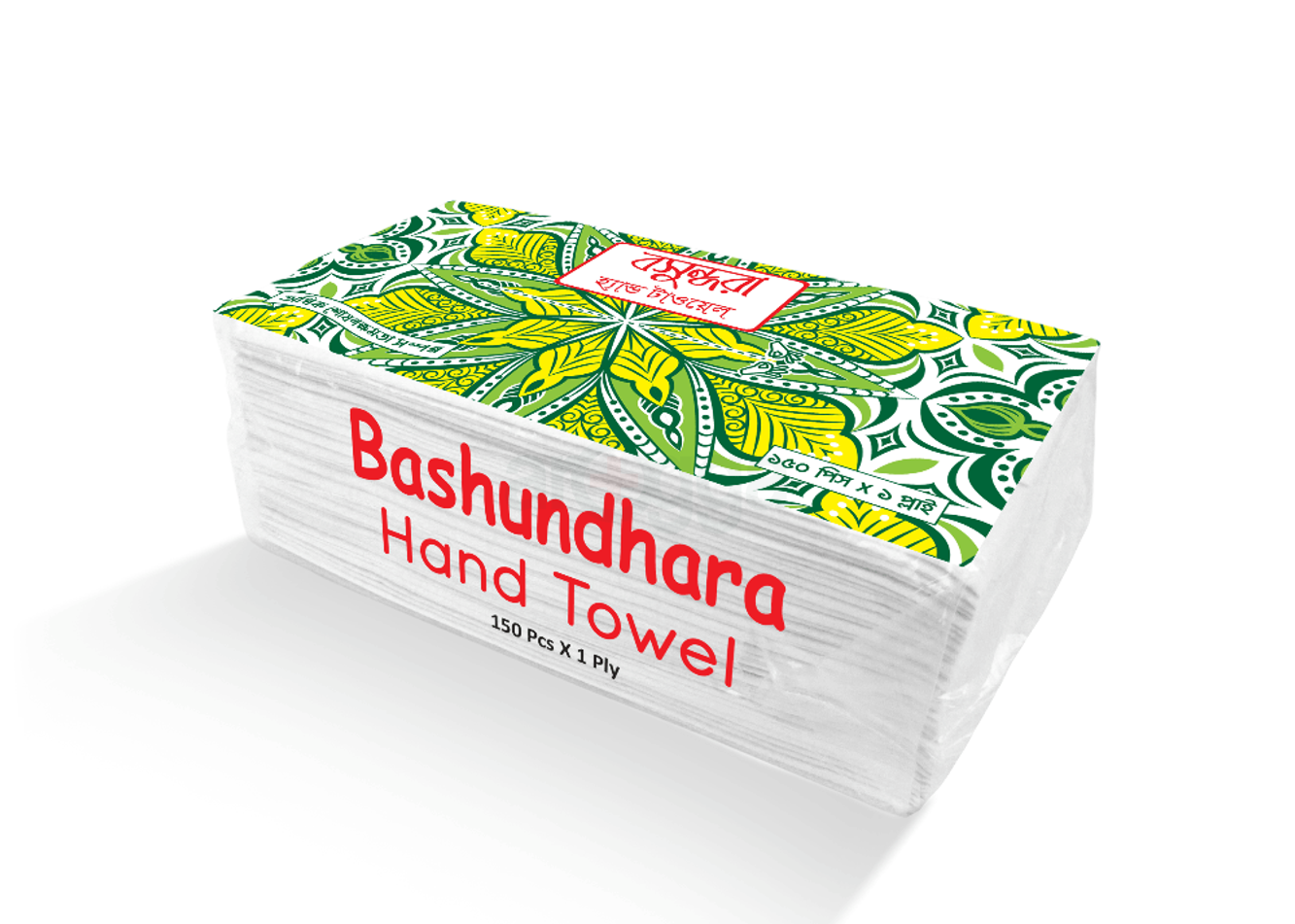 Bashundhara Hand Towel (White) - Image 1